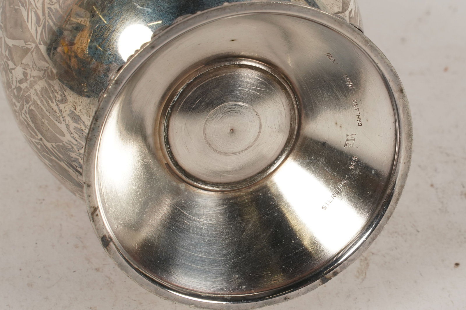 Peruvian Sterling Vase - 8