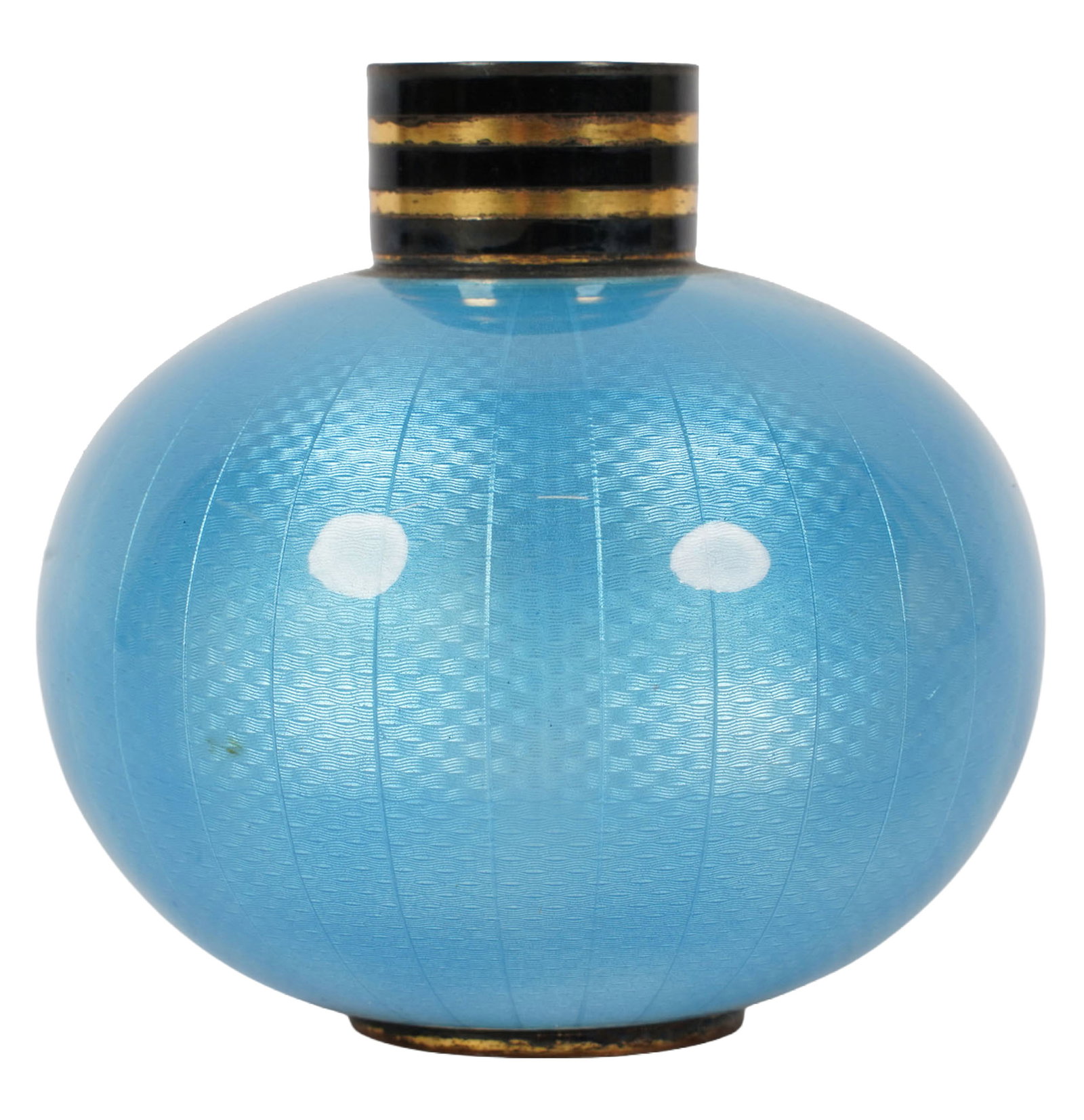 David Andersen Sterling and Enamel Jar (1 of 7)