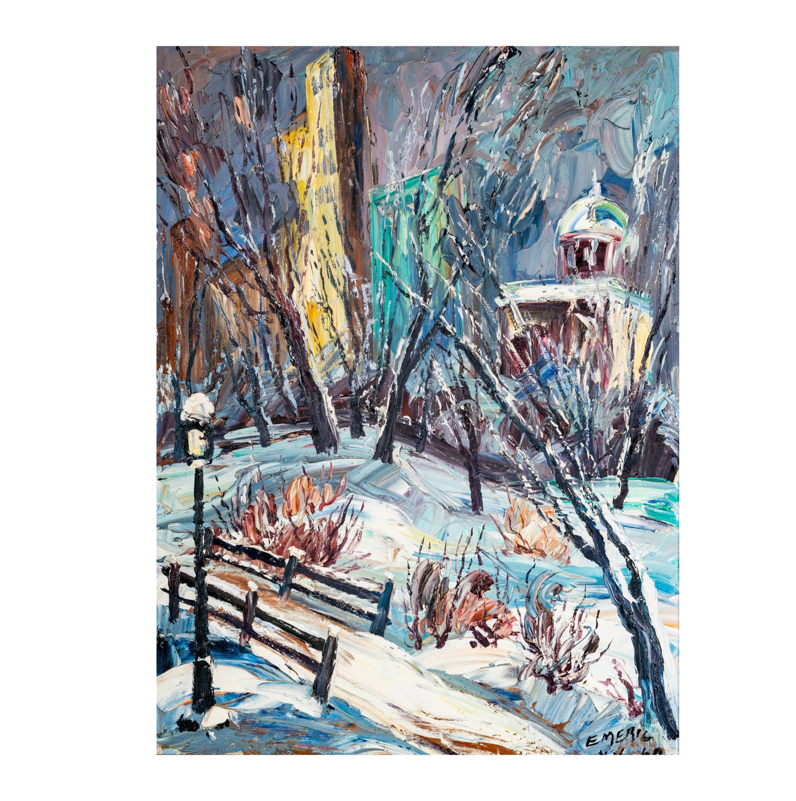 Emeric Vagh Weinmann (1919-2012): Winter Landscape (1 of 8)