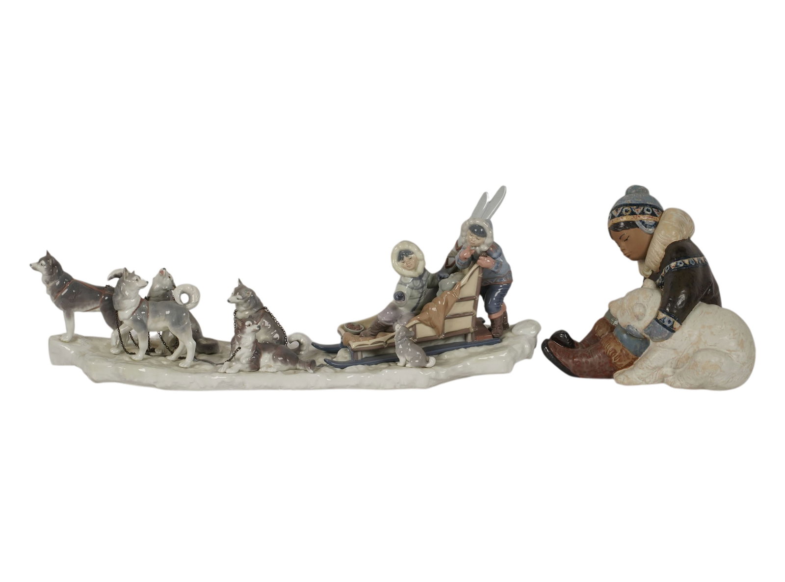 Two Large Lladro Porcelain Figural Groups (1 of 11)