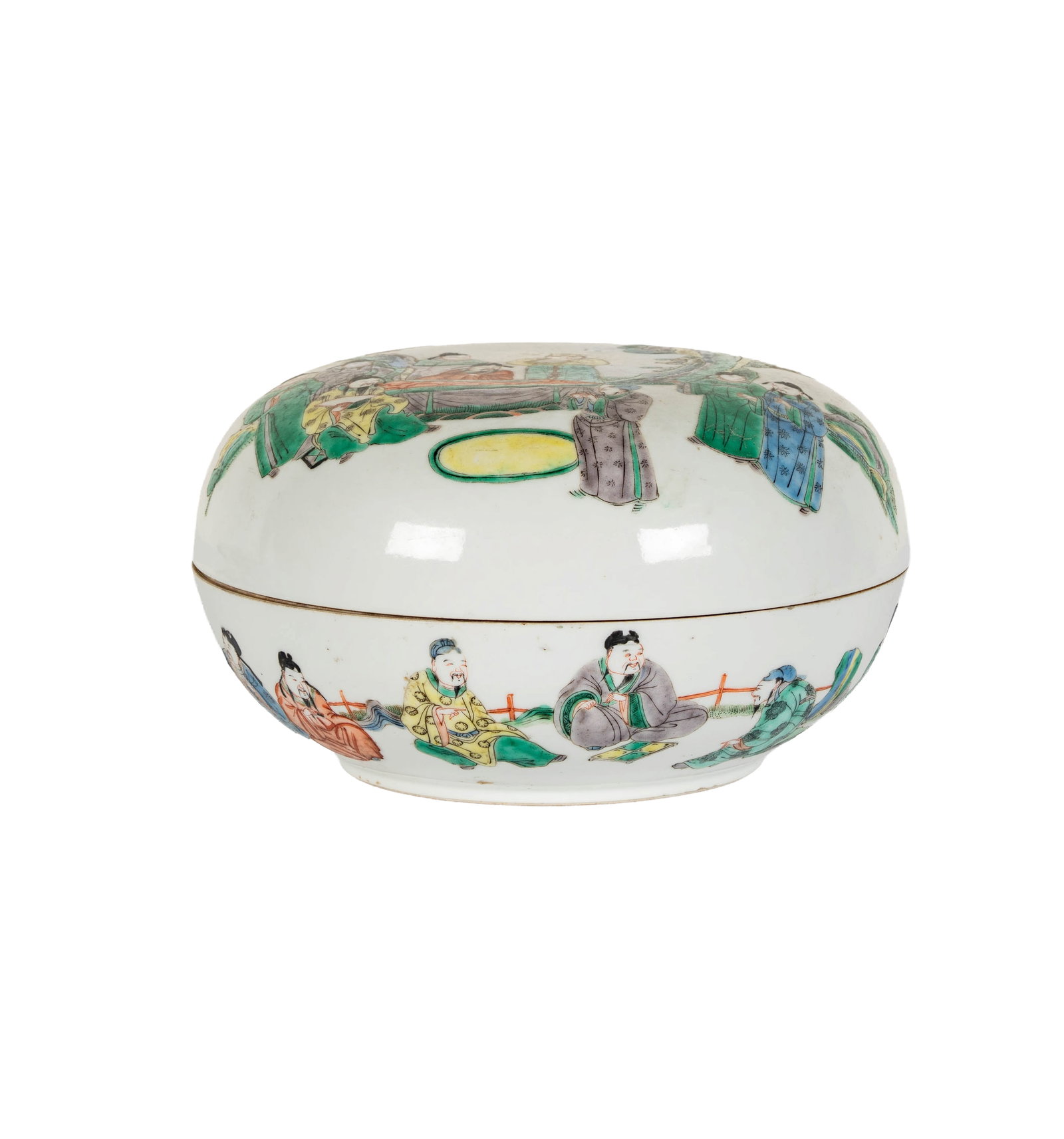 Chinese Round Porcelain Covered Box (1 of 10)