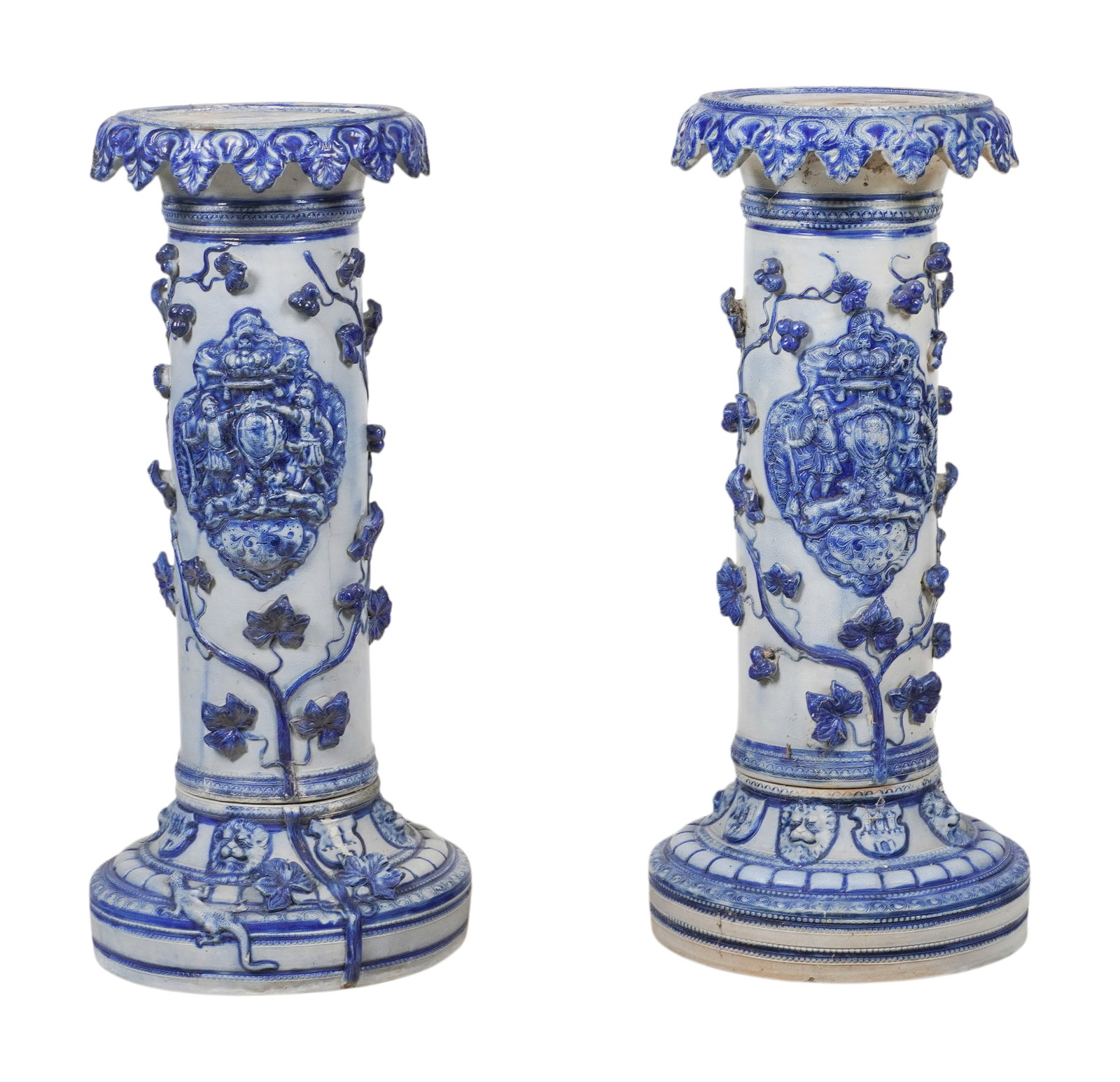 Pair of German Stoneware Fern Stands (1 of 12)