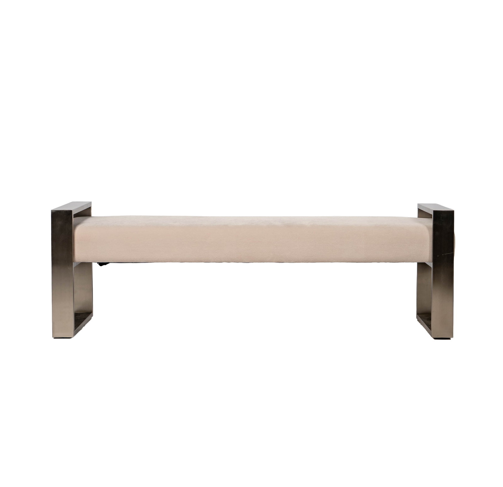 Metal and Upholstered Gallery Bench (1 of 14)