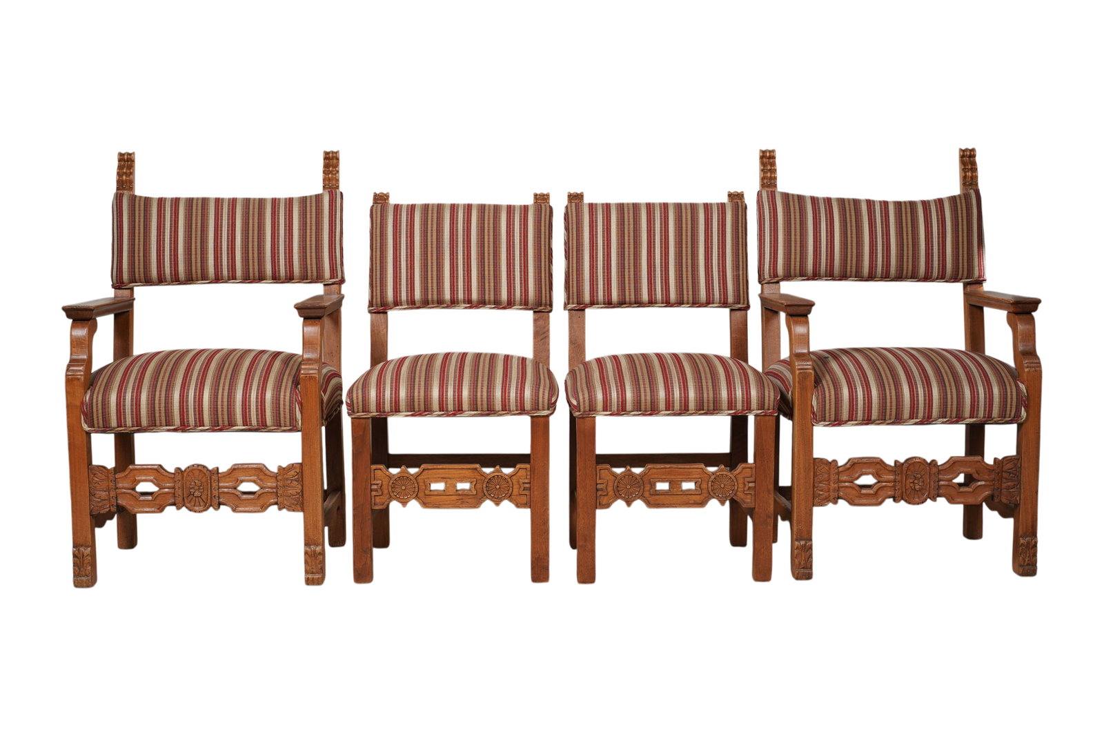 Set of Four Spanish Baroque-Style Dining Chairs (1 of 11)