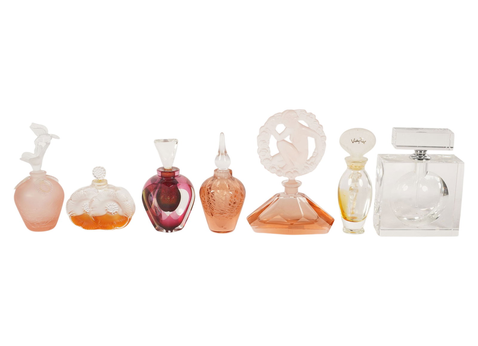 Collection of Assorted Art Glass Perfumes (1 of 12)