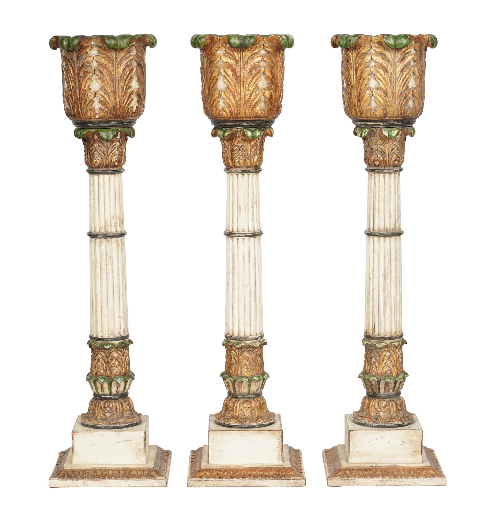Three Decorated Plant stands (1 of 8)