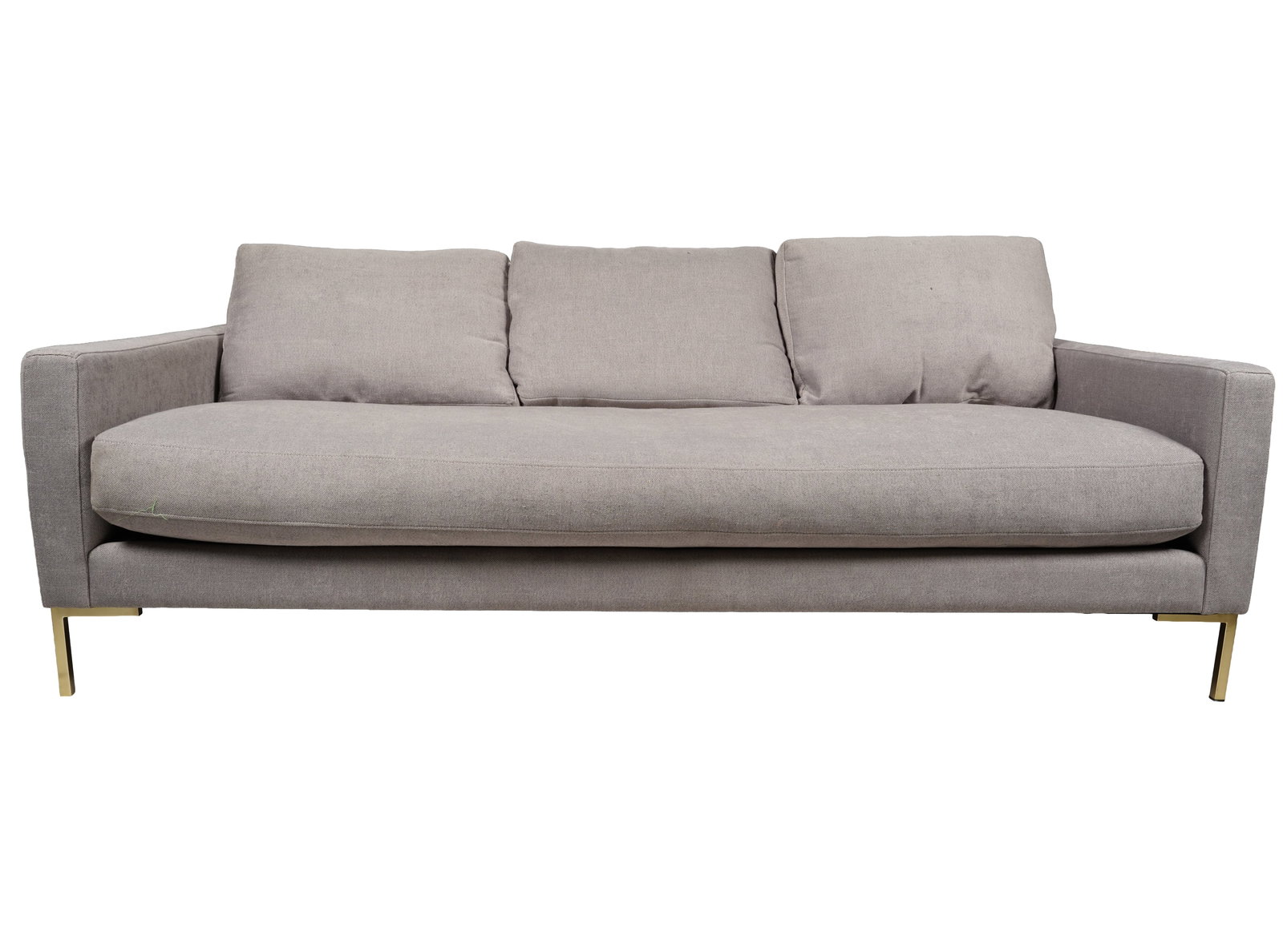Gray Contemporary Upholstered Sofa (1 of 19)