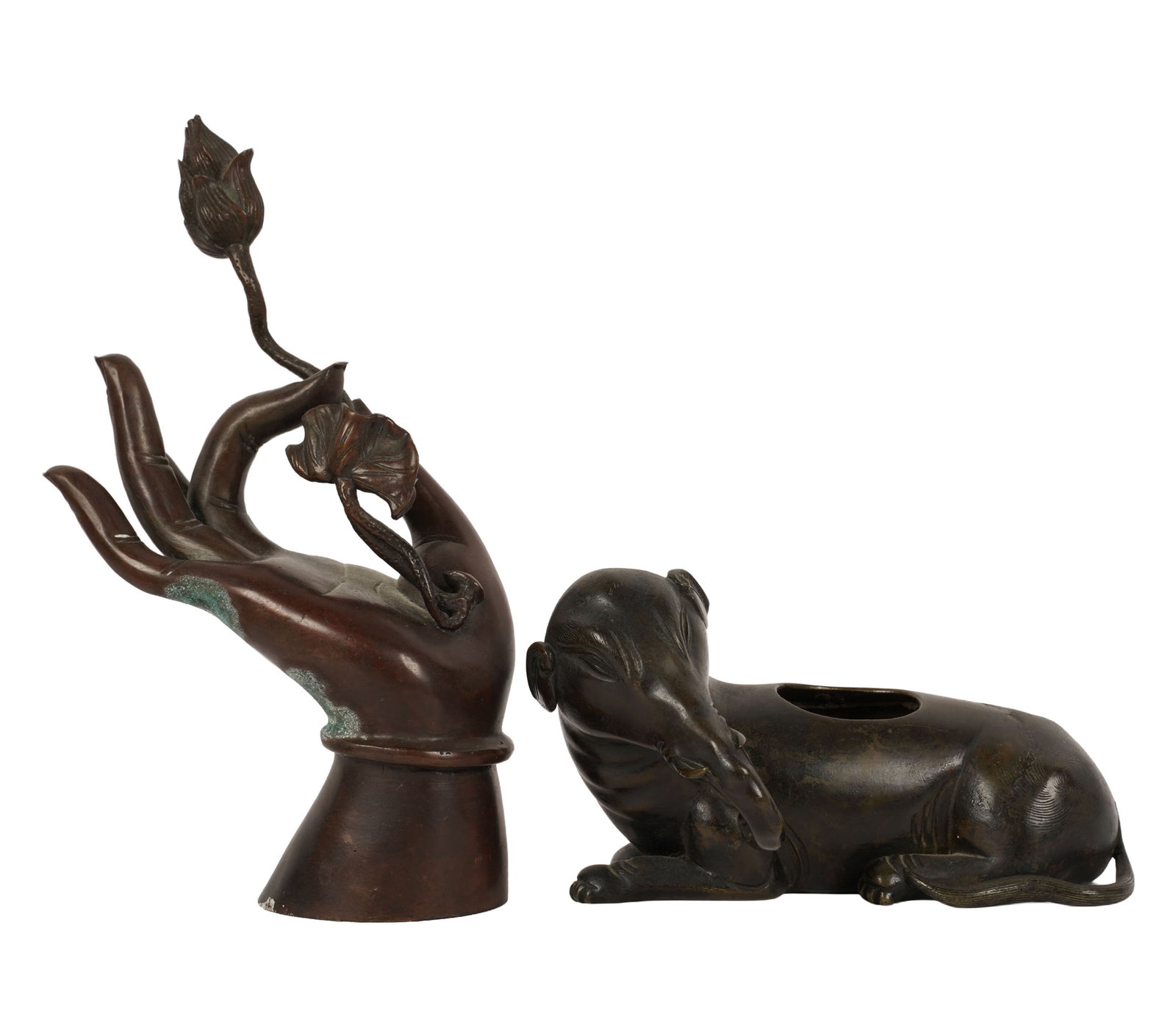 Two Japanese Bronze Sculptures (1 of 11)