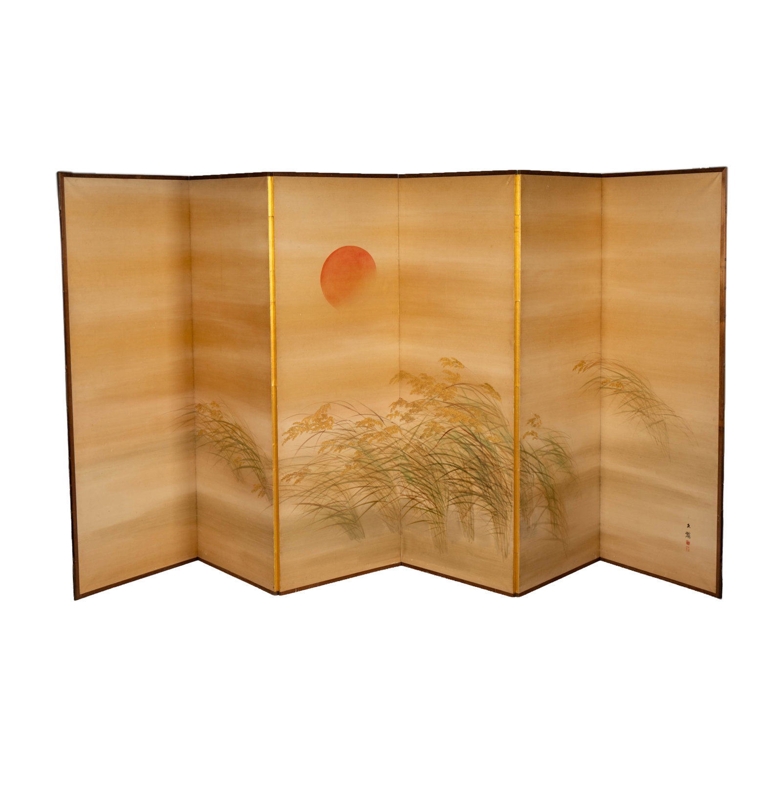 Japanese Six Panel Screen (1 of 13)