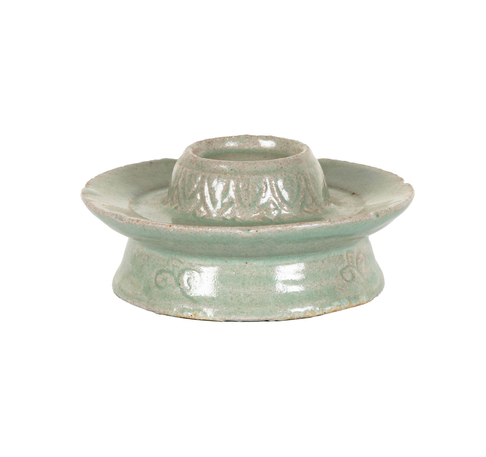 Korean Celadon Glazed Pottery Vessel with Box (1 of 9)
