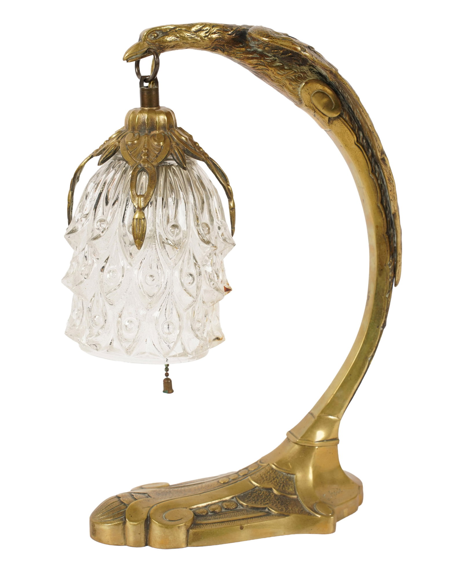 After Charles Rane: Bronze Art Deco Lamp (1 of 13)