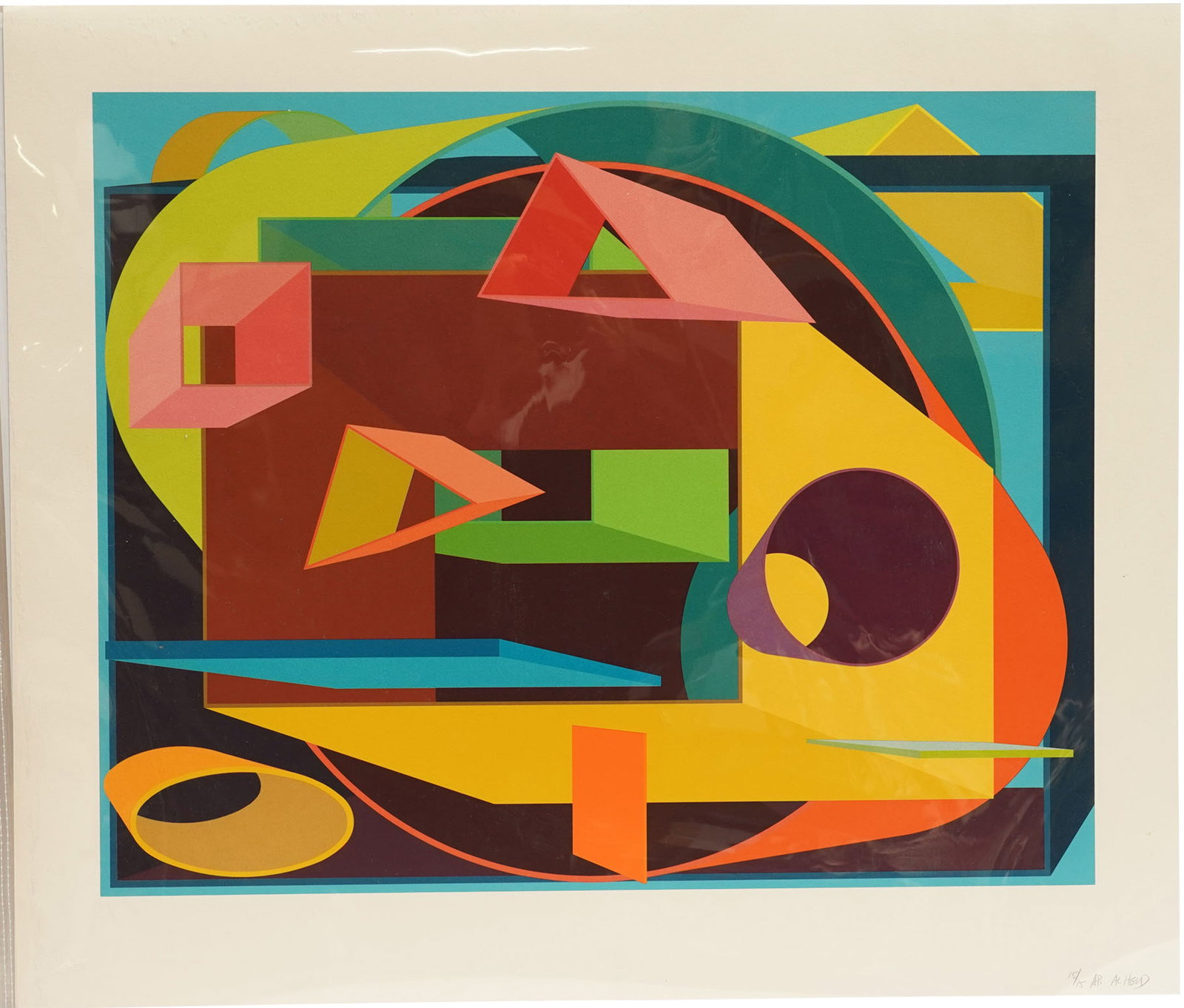 Al Held (1928-2005) Lithograph (1 of 8)