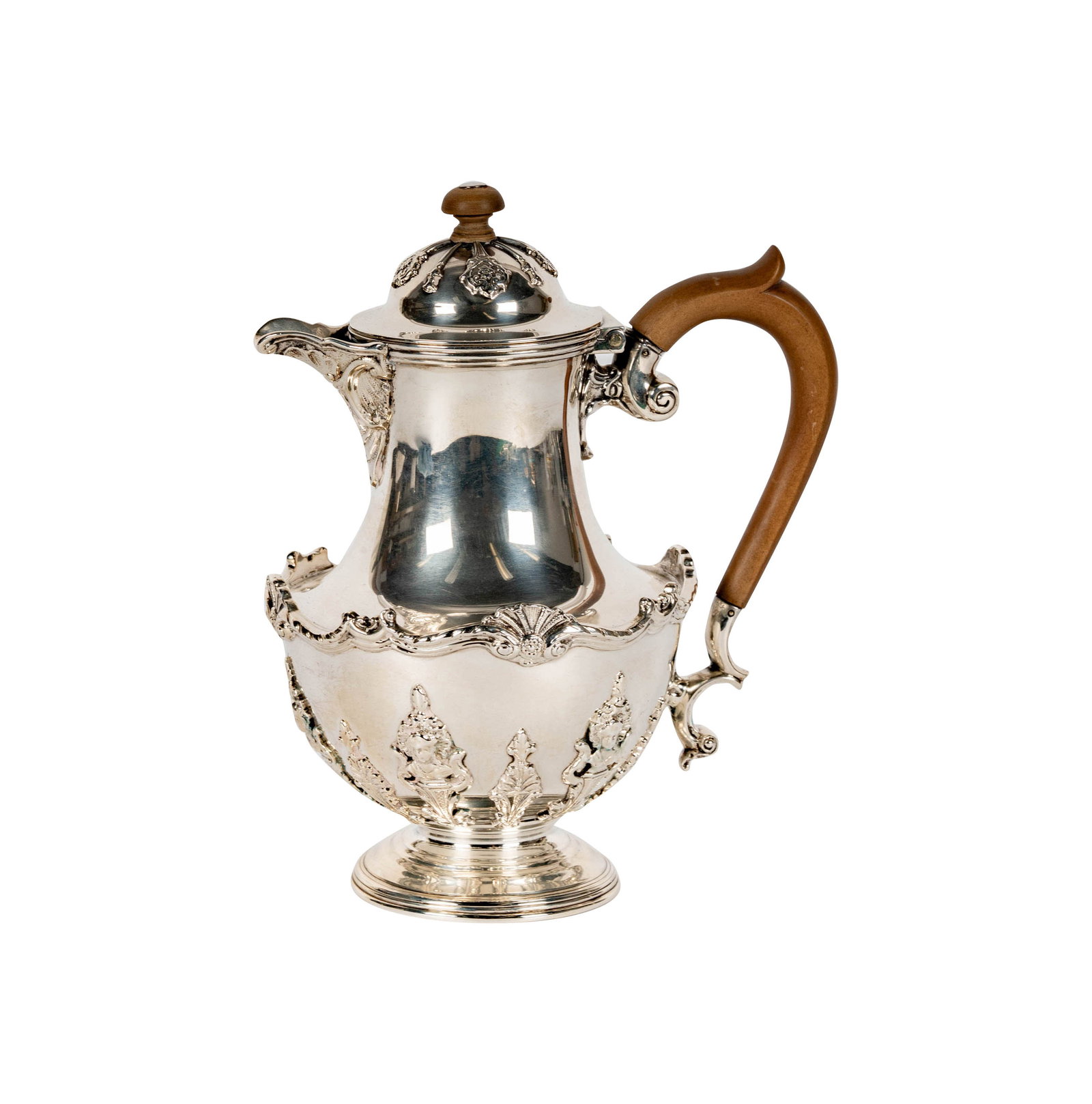 A George V Sterling Coffee Pot (1 of 9)