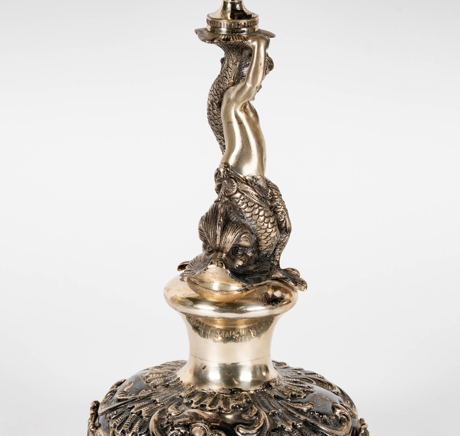 A .900 Silver Figural Candelabrum - 12