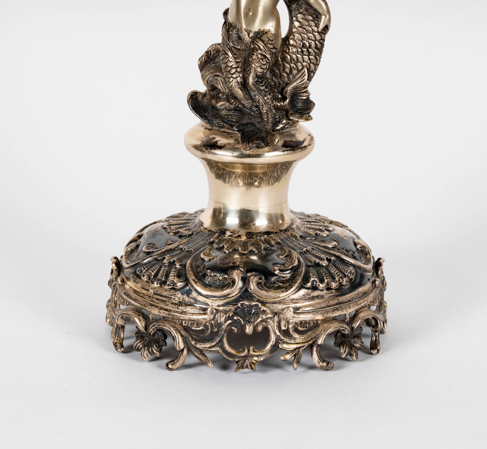 A .900 Silver Figural Candelabrum - 4