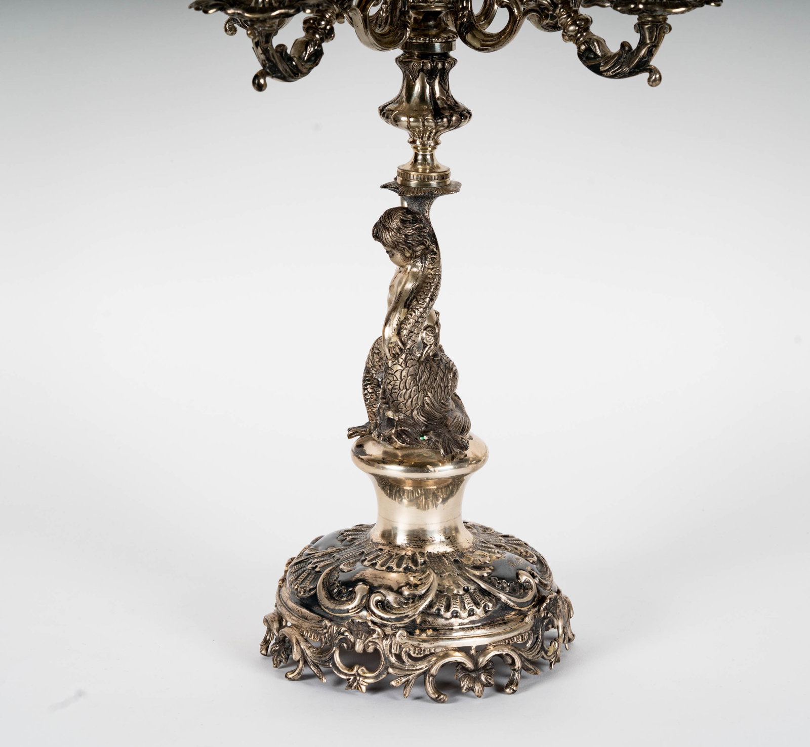 A .900 Silver Figural Candelabrum - 6