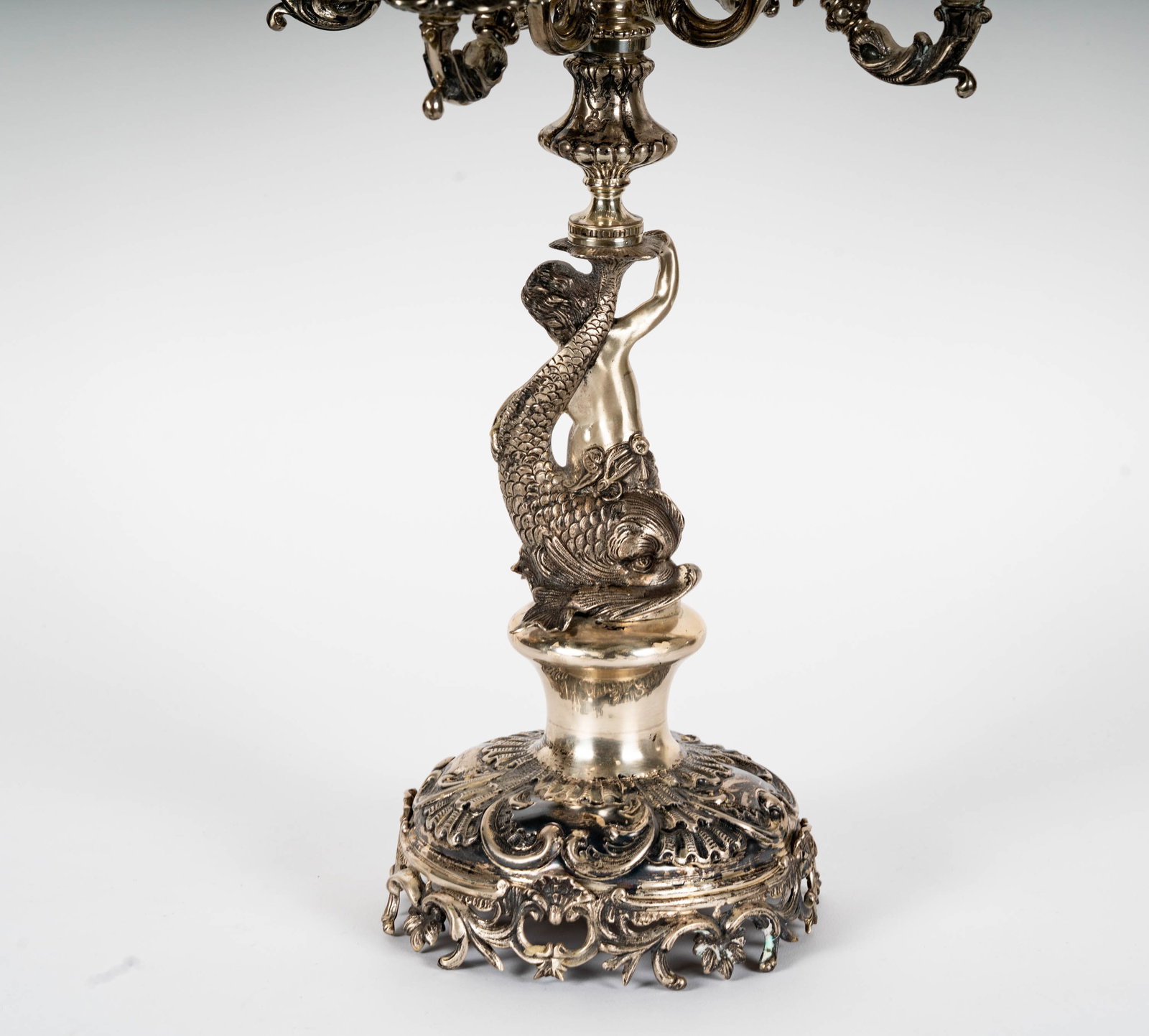 A .900 Silver Figural Candelabrum - 8