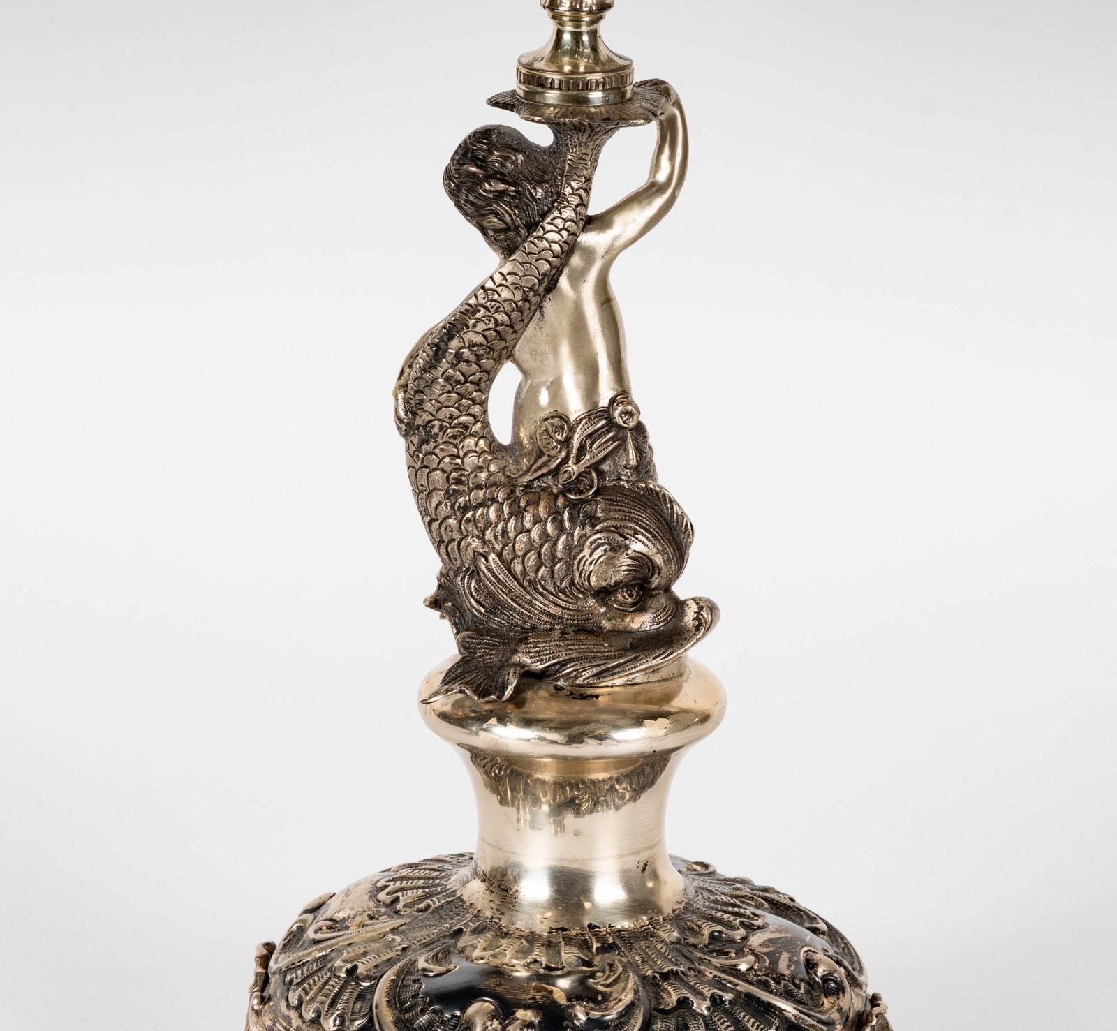 A .900 Silver Figural Candelabrum - 9