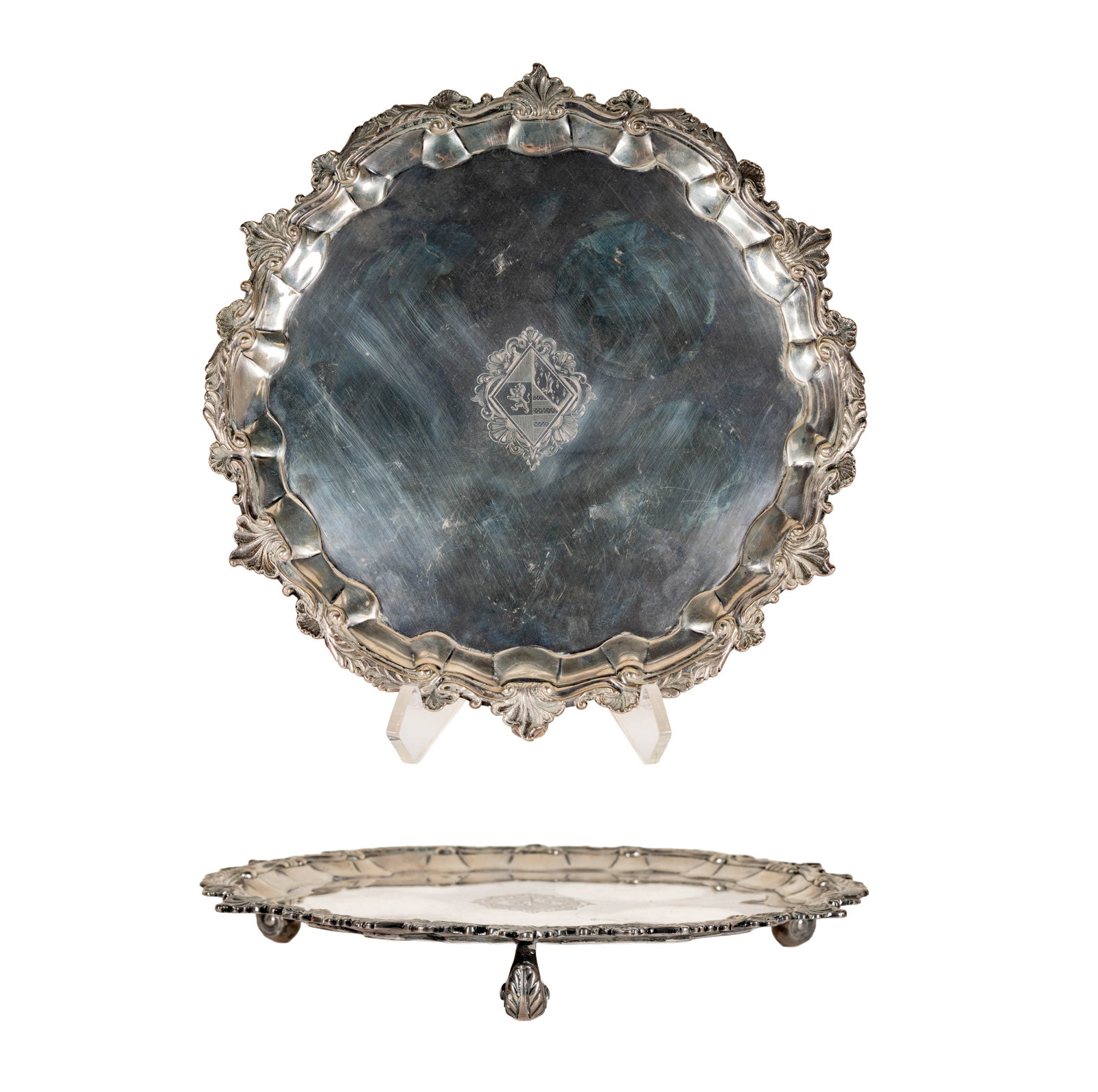 A George III Scottish Sterling Salver (1 of 8)