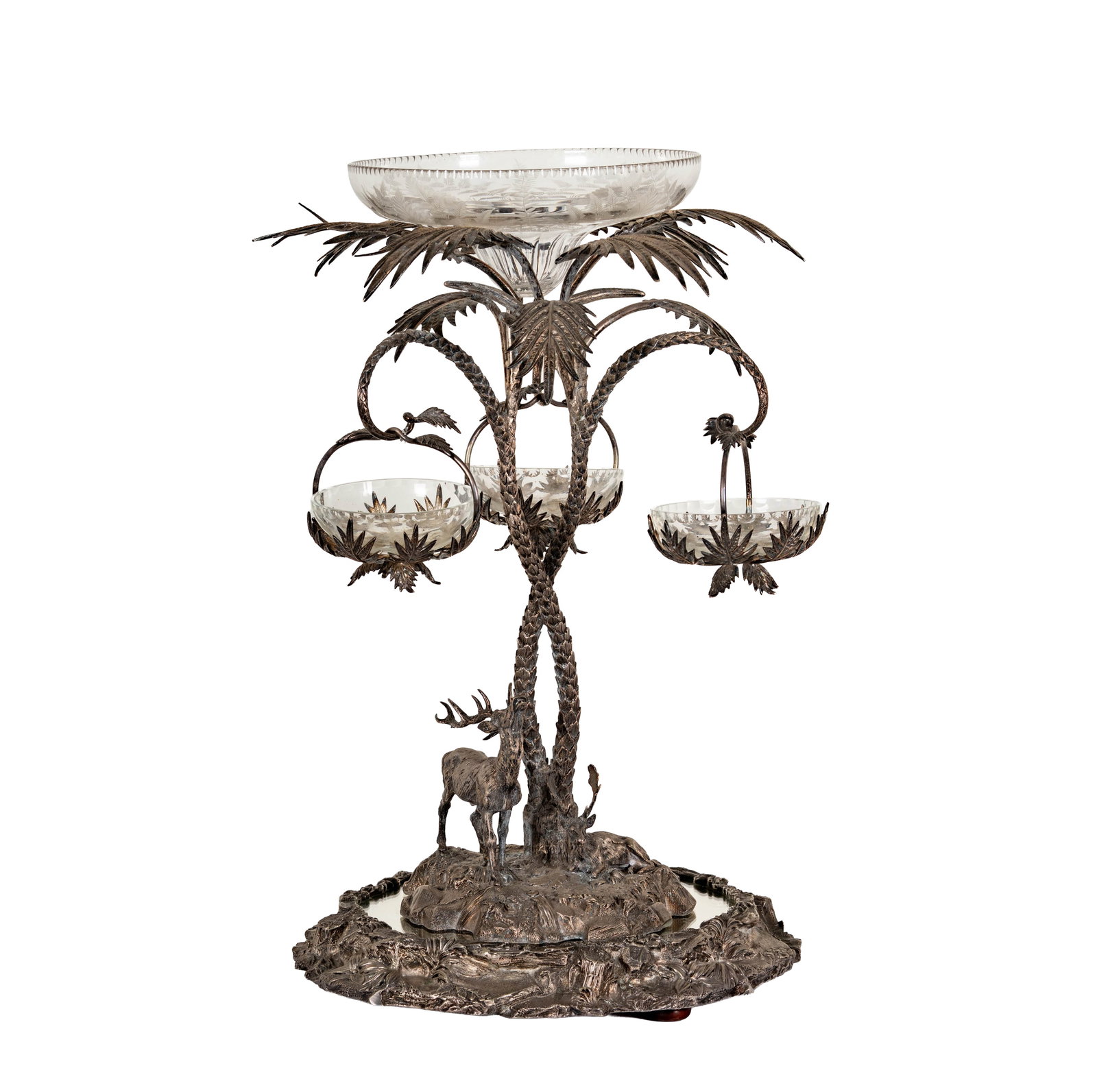 An Austrian Silvered Bronze Epergne (1 of 14)