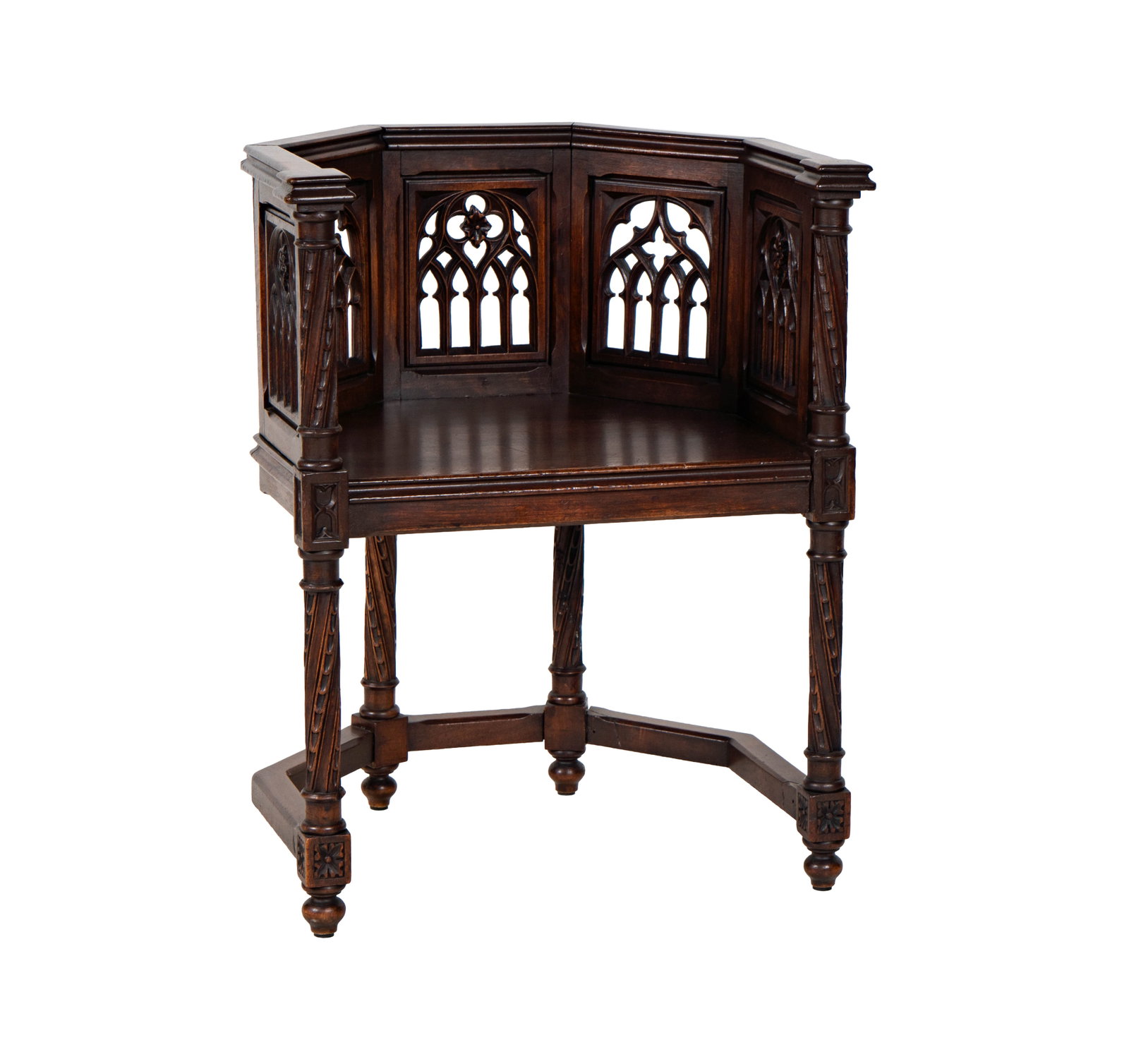 A Gothic Corner Chair - 2