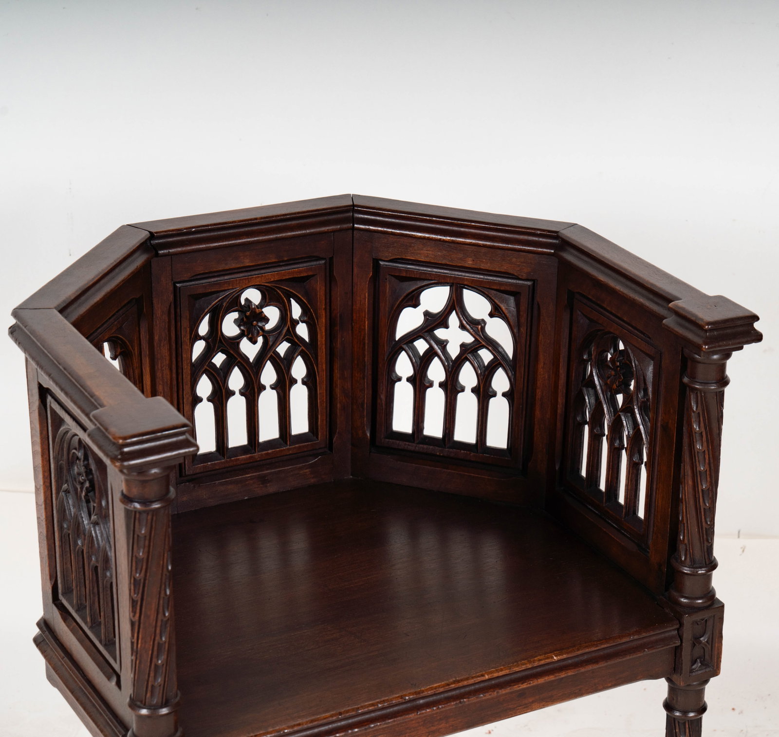 A Gothic Corner Chair - 3