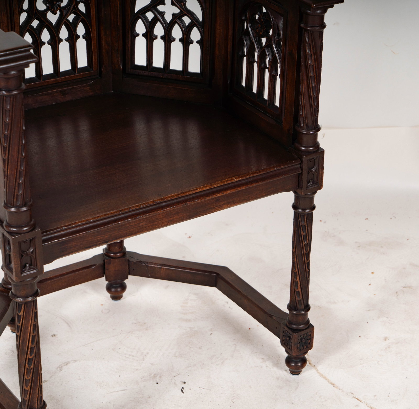 A Gothic Corner Chair - 6