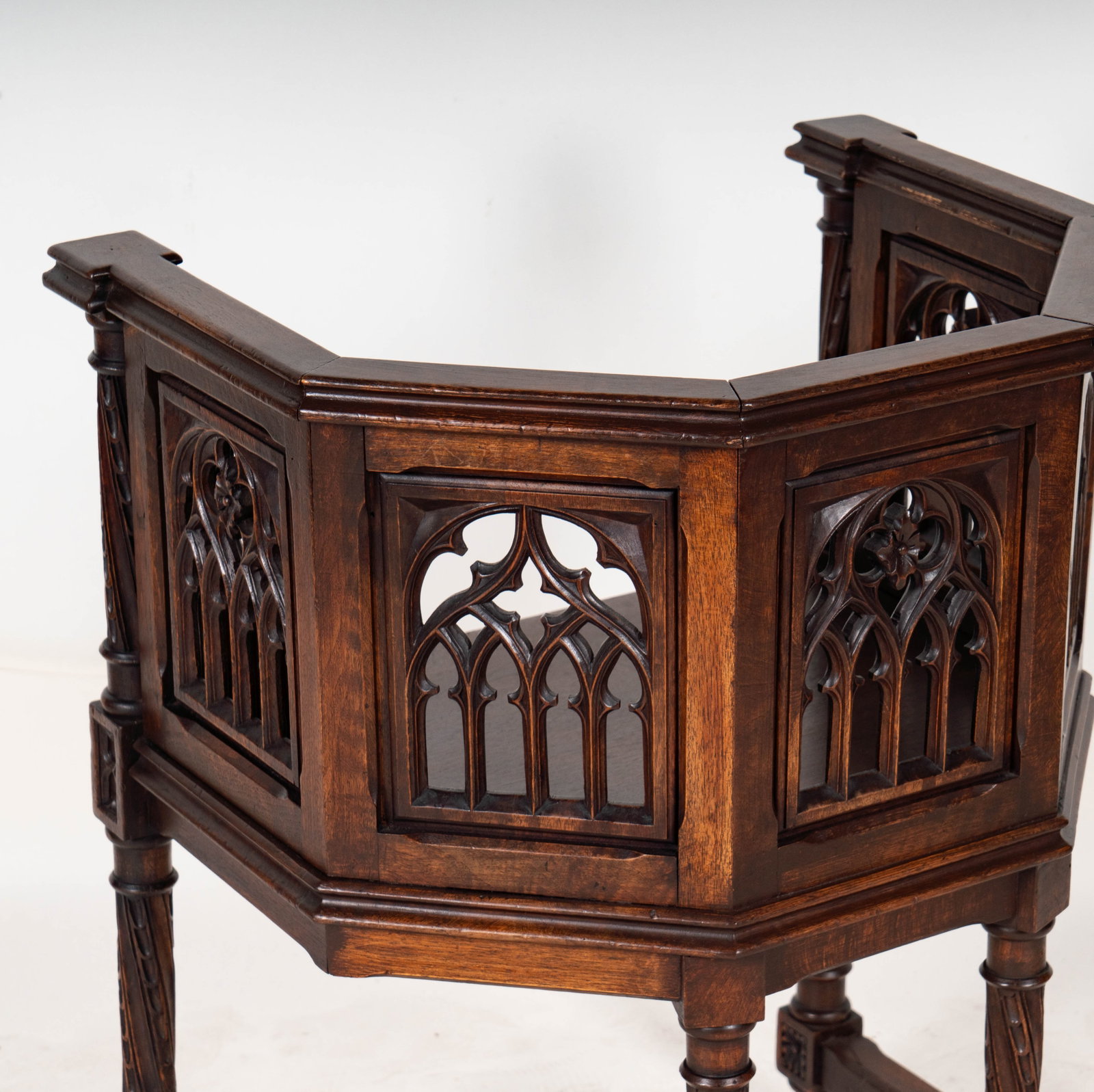 A Gothic Corner Chair - 7