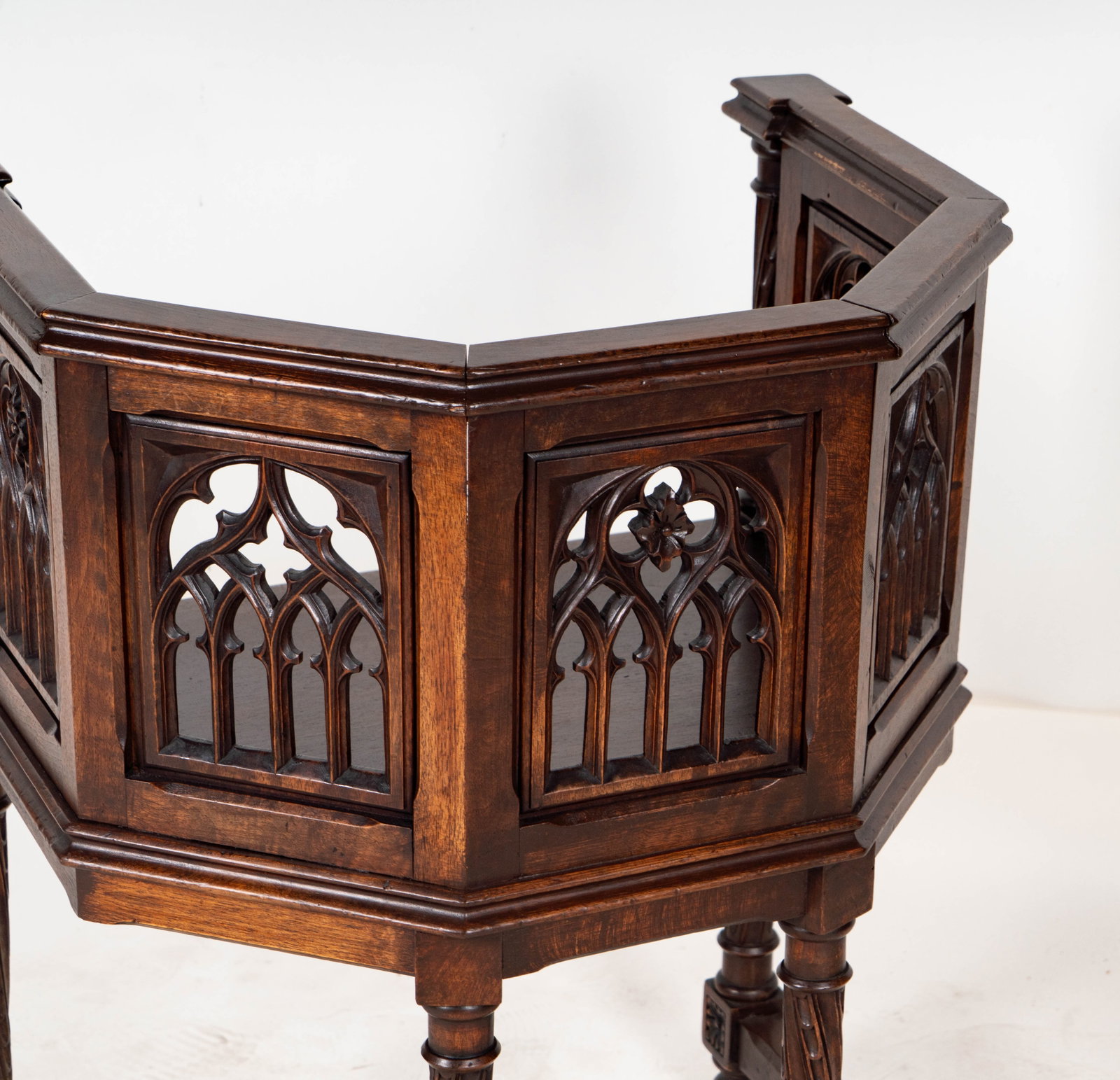 A Gothic Corner Chair - 9