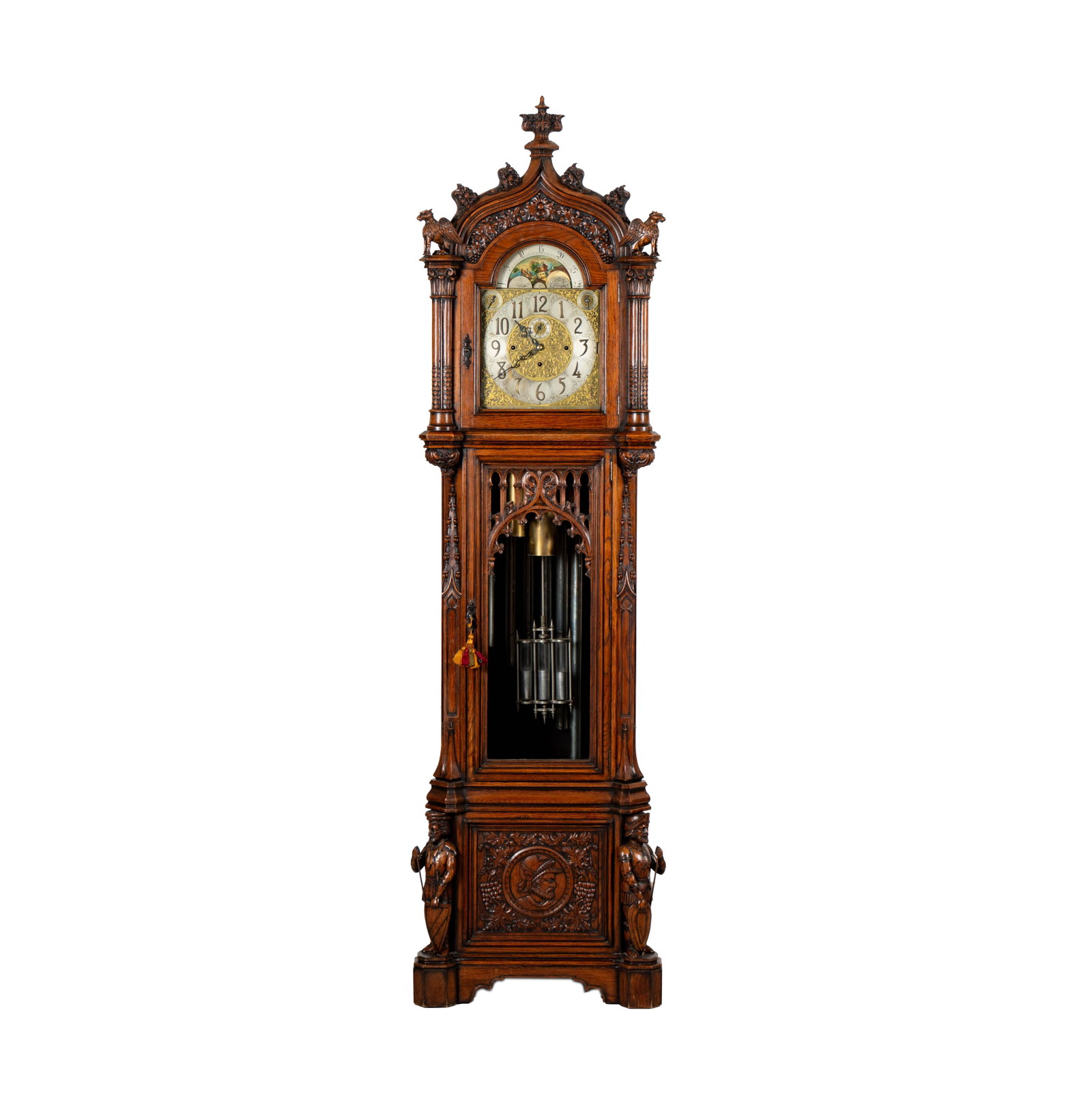 A Winterhalder & Hofmeier Germany Tall Case Clock (1 of 20)