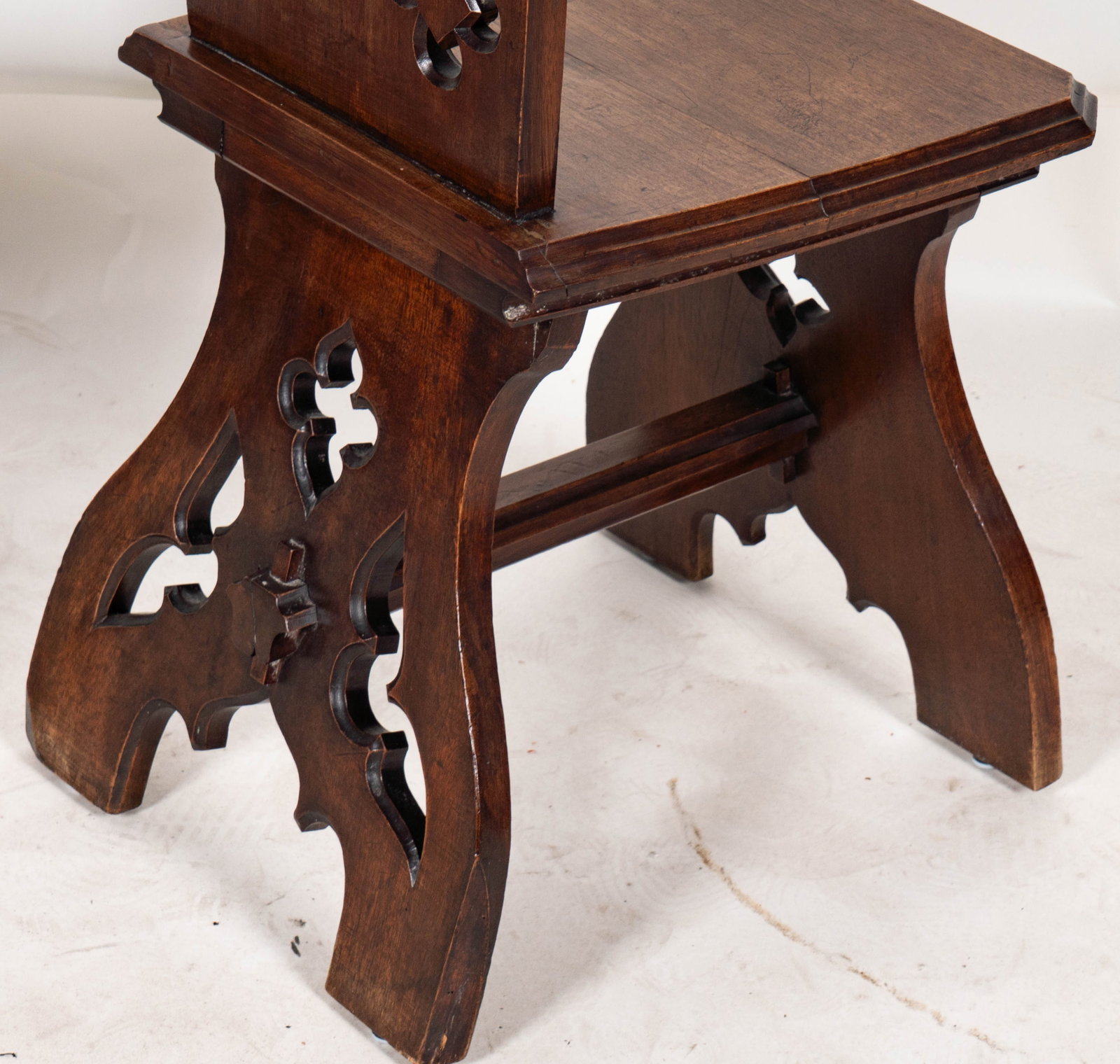 Two Assorted Gothic Hall Chairs - 11
