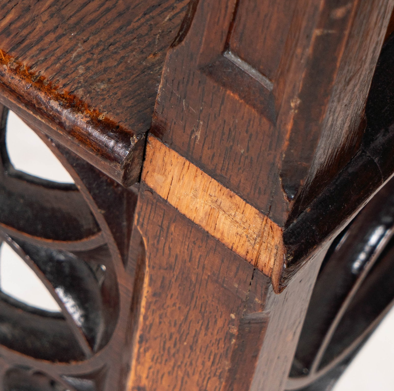 Two Assorted Gothic Hall Chairs - 12