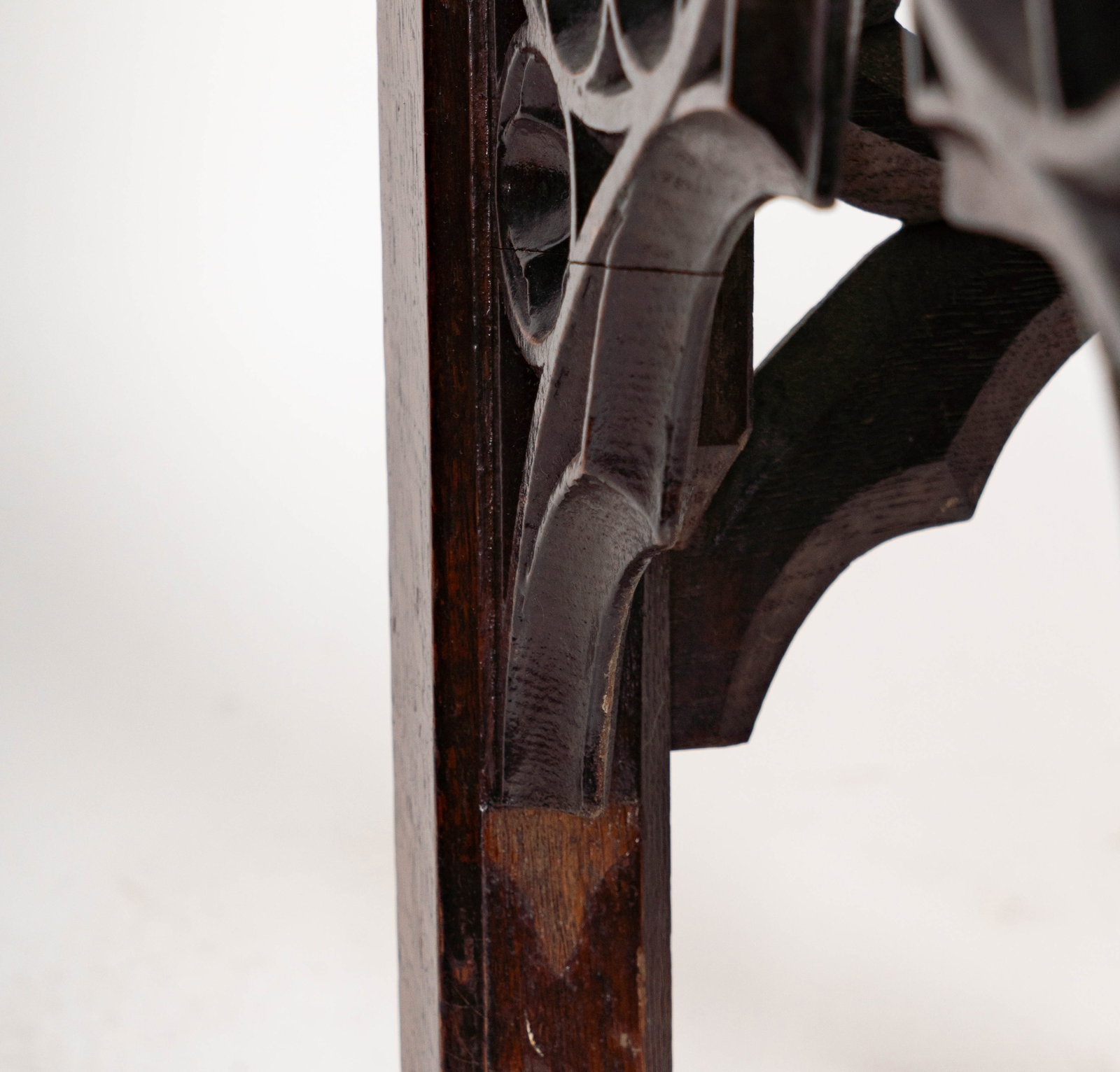 Two Assorted Gothic Hall Chairs - 15