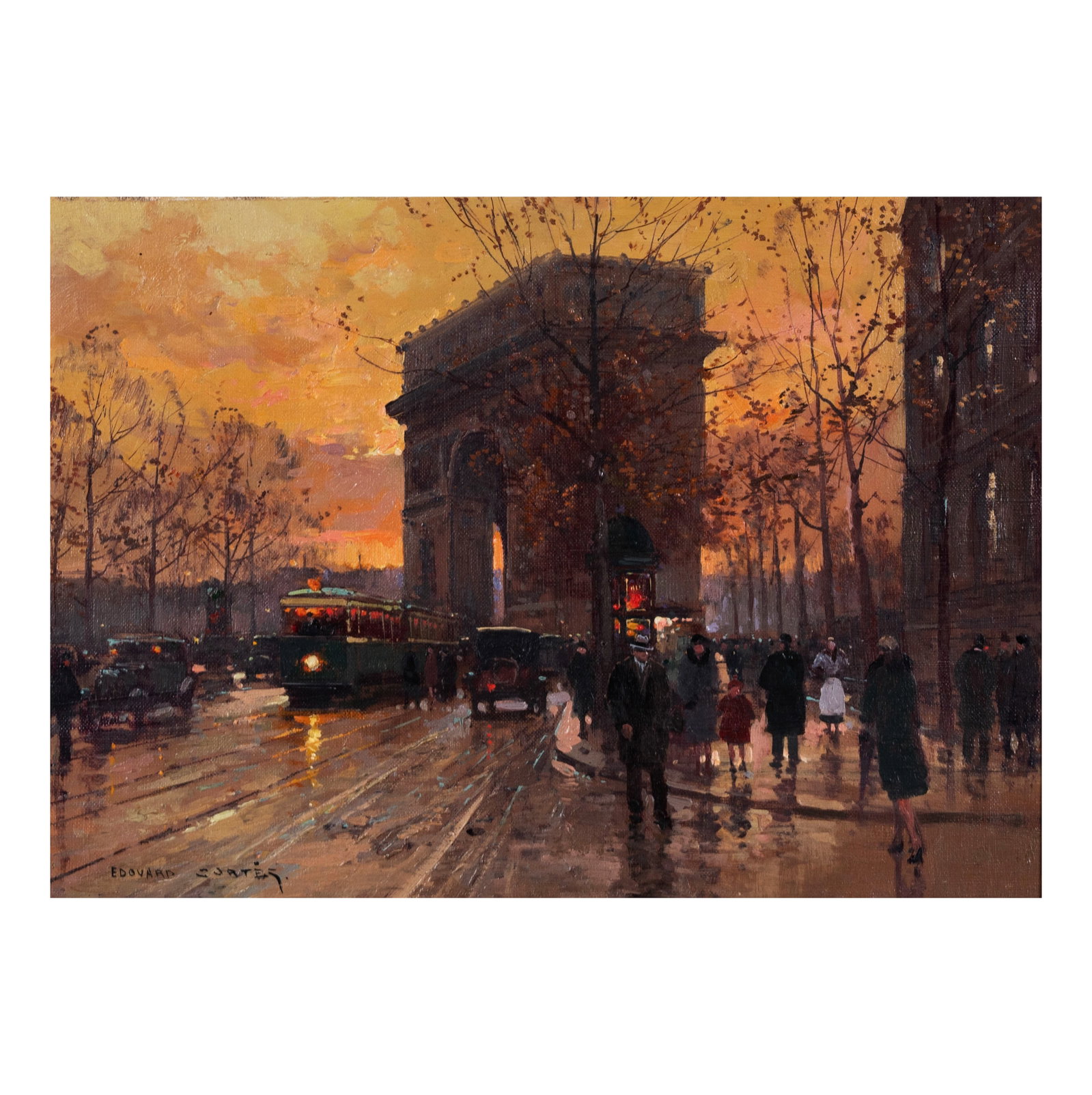 Edouard Leon Cortes (1882-1969), L'Arc de Triomphe (1 of 9)