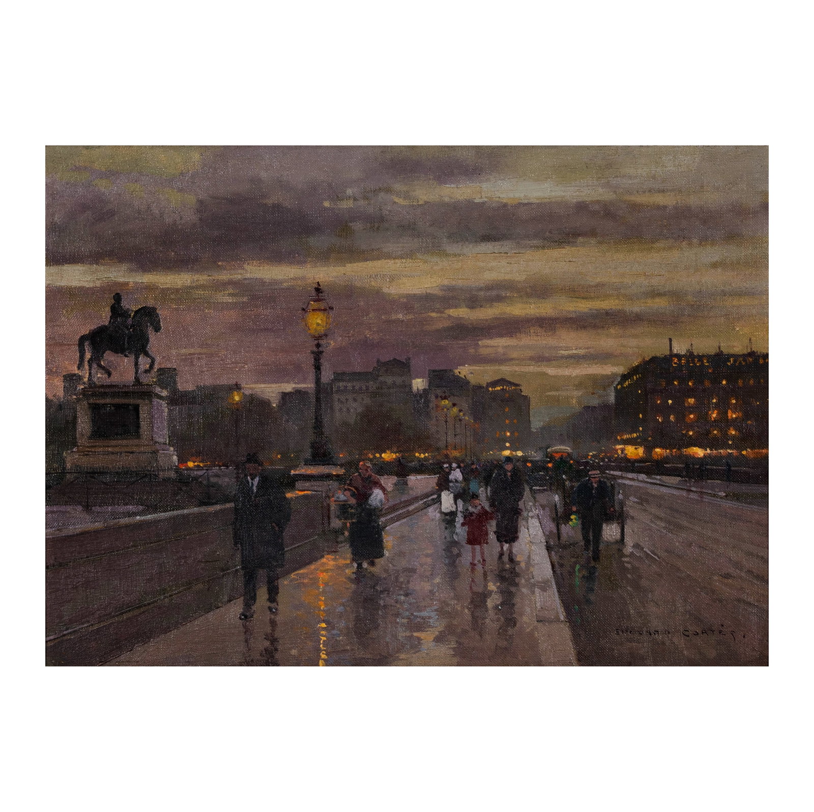 Edouard Leon Cortes (1882-1969), Pont Neuf (1 of 9)