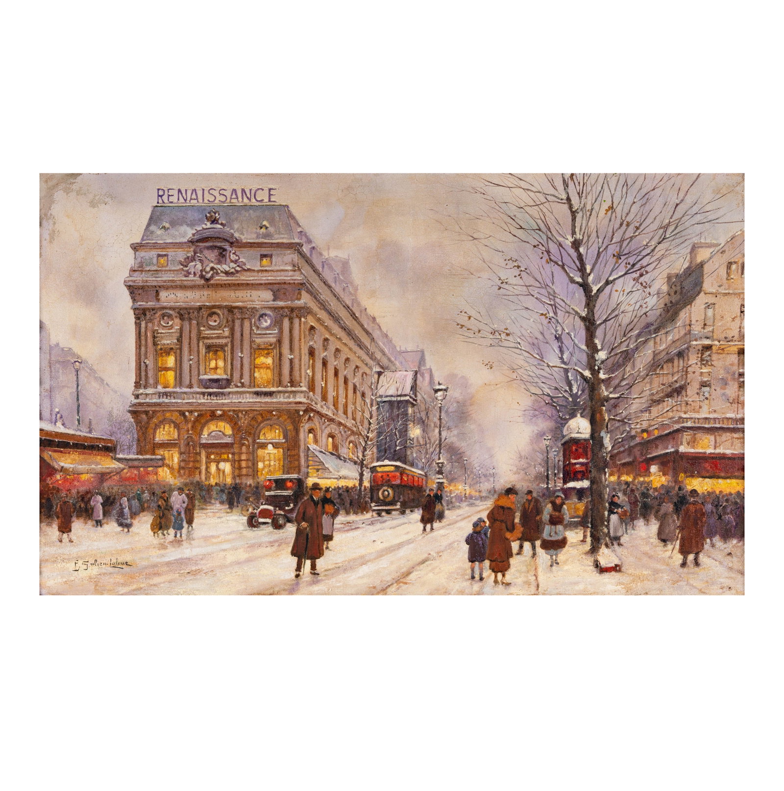 Eugene Galien Laloue, (1854-1941), Paris Street Scene (1 of 10)