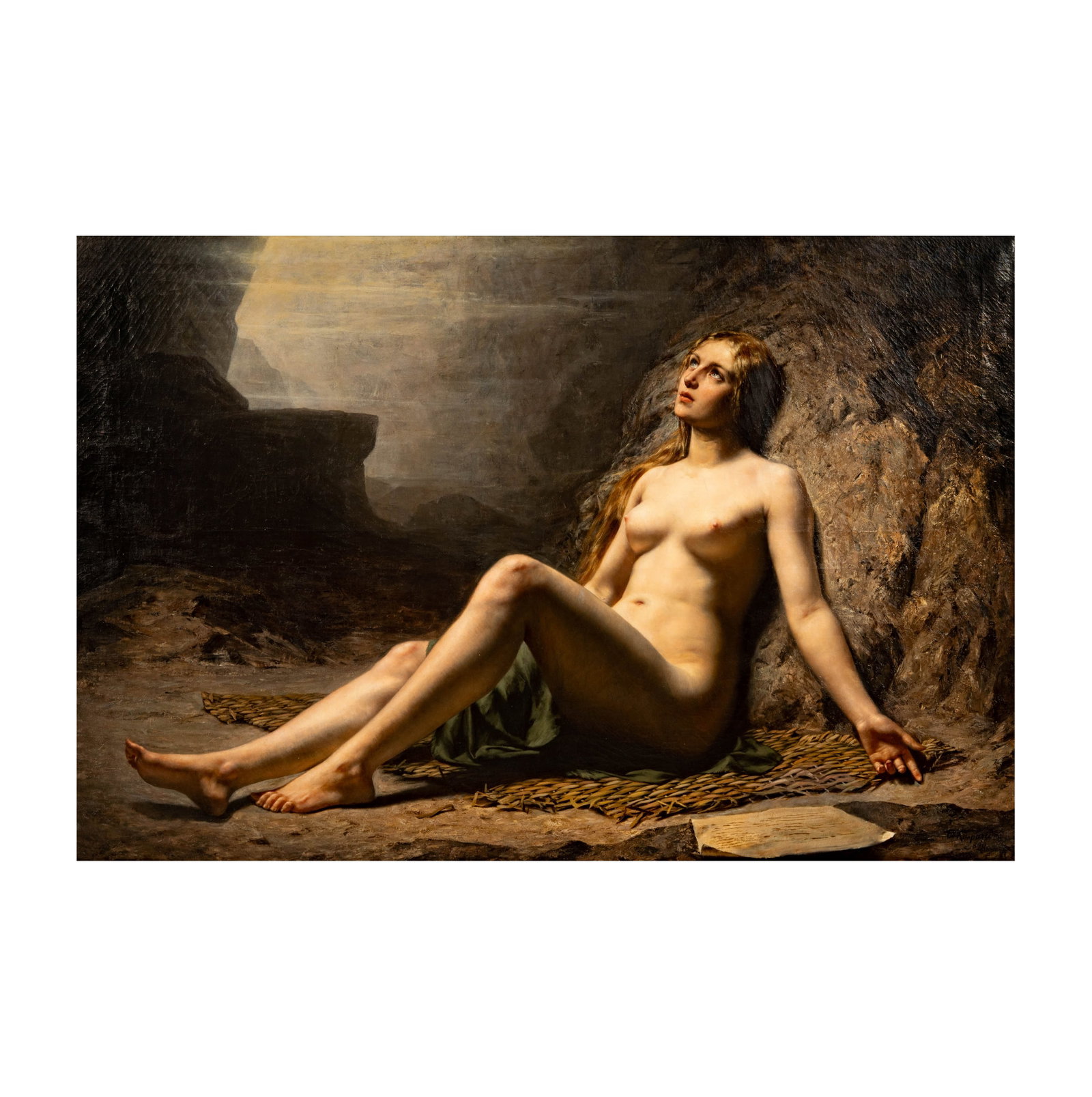 Edouard Kasparides, 1858 - 1926, The Penitent Mary Magdalene in the Cave (1 of 13)