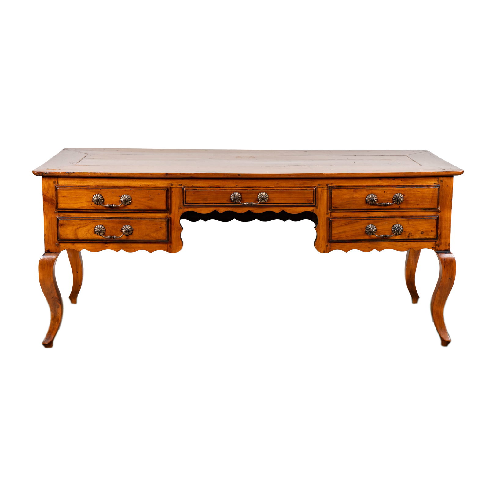 Country French Fruitwood Bureau Plat (1 of 20)