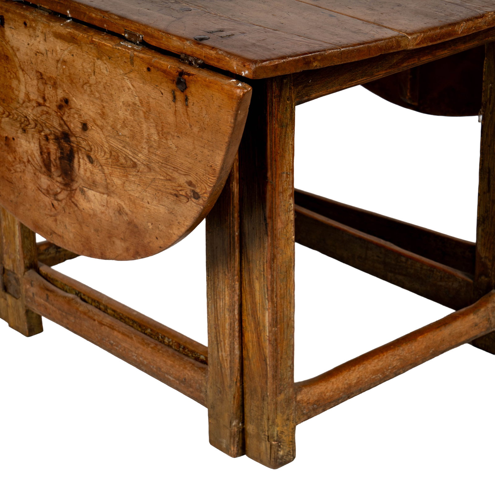 An Early American Drop-Leaf Table - 11