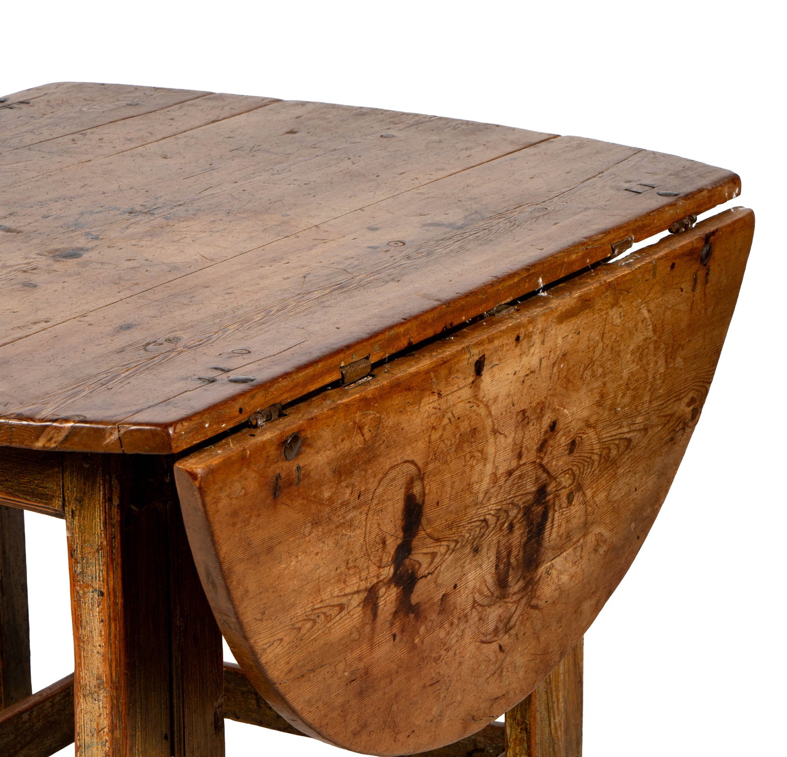 An Early American Drop-Leaf Table - 6