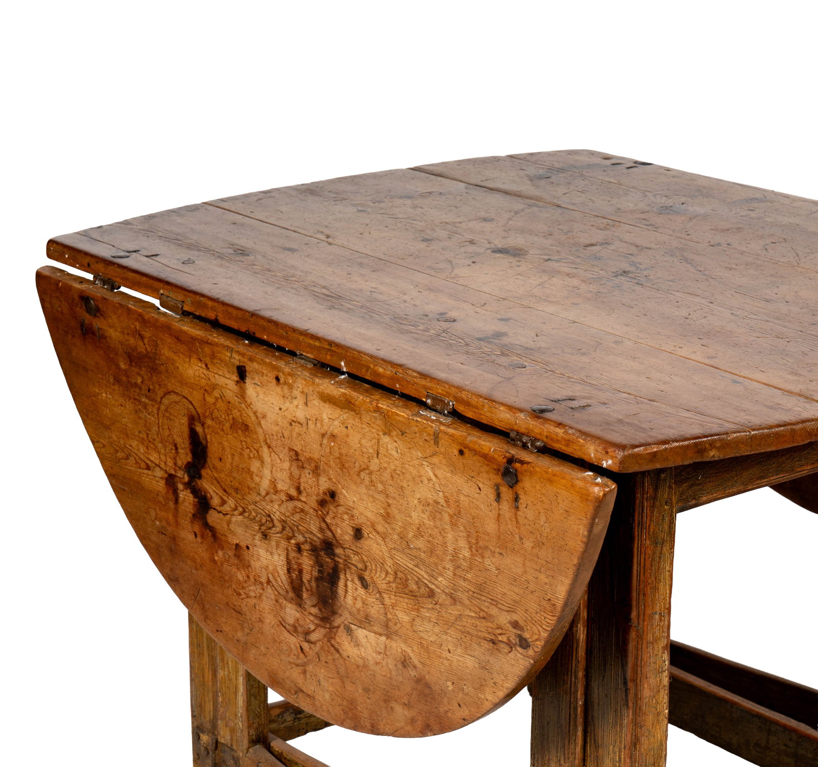 An Early American Drop-Leaf Table - 9