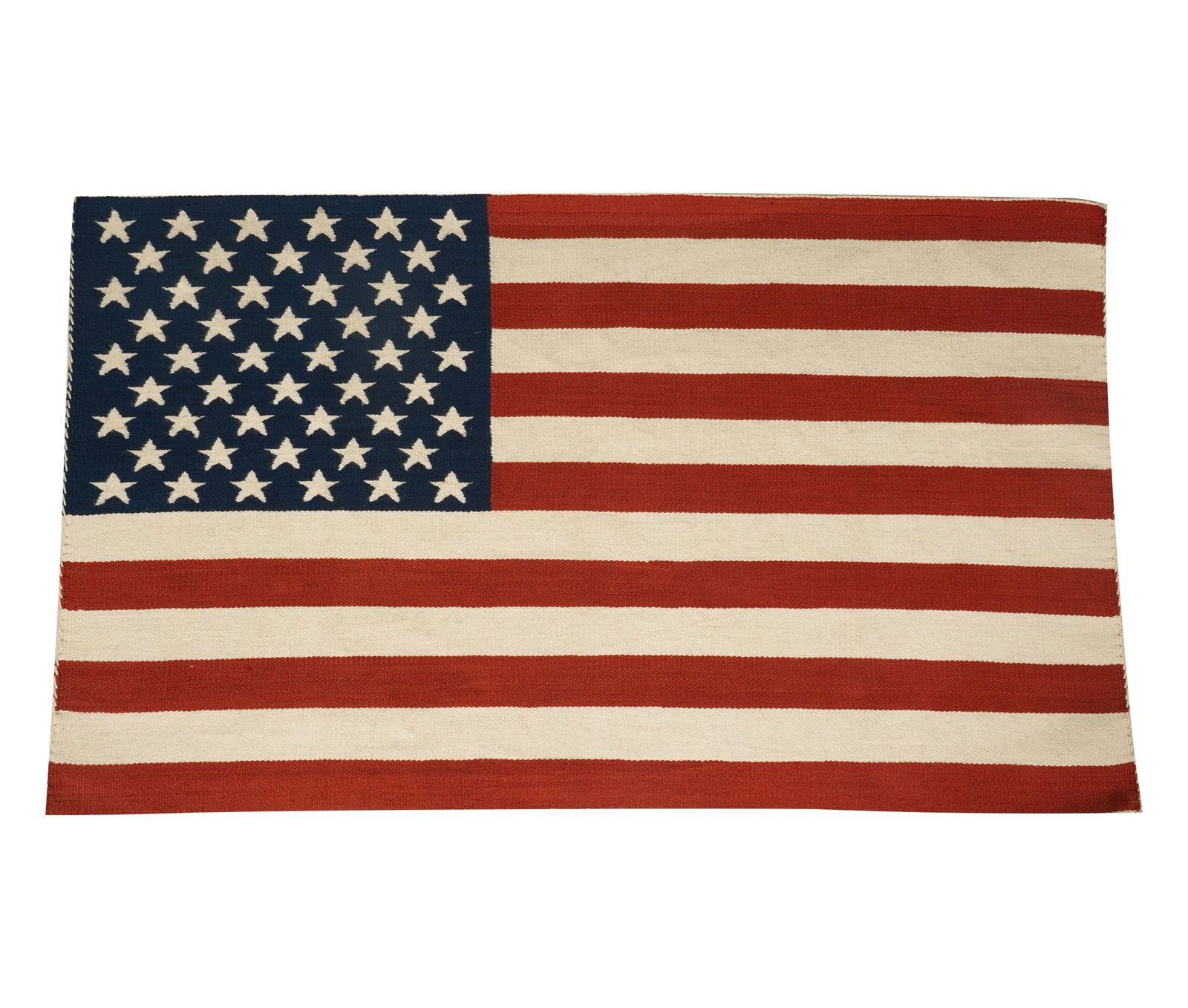 A Rare Navajo American Flag Blanket (1 of 8)