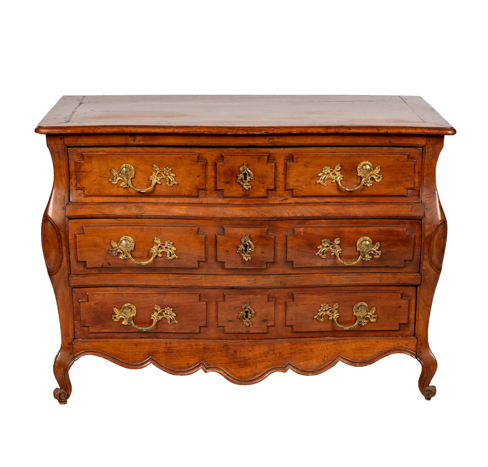 Louis XV Provincial Walnut Commode (1 of 15)