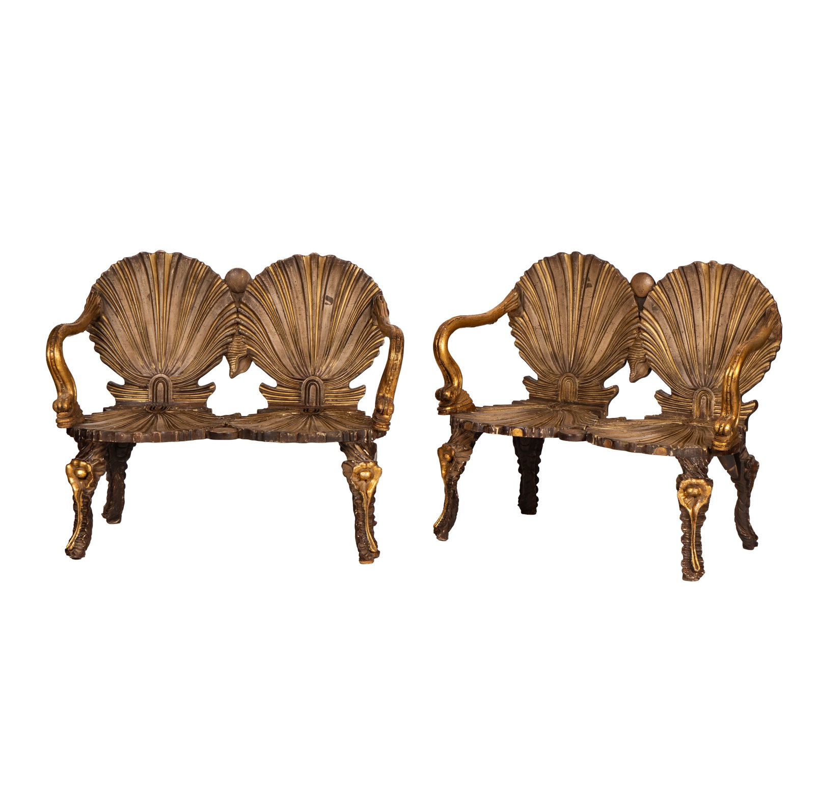 A Pair of Italian Grotto-Style Loveseats (1 of 10)