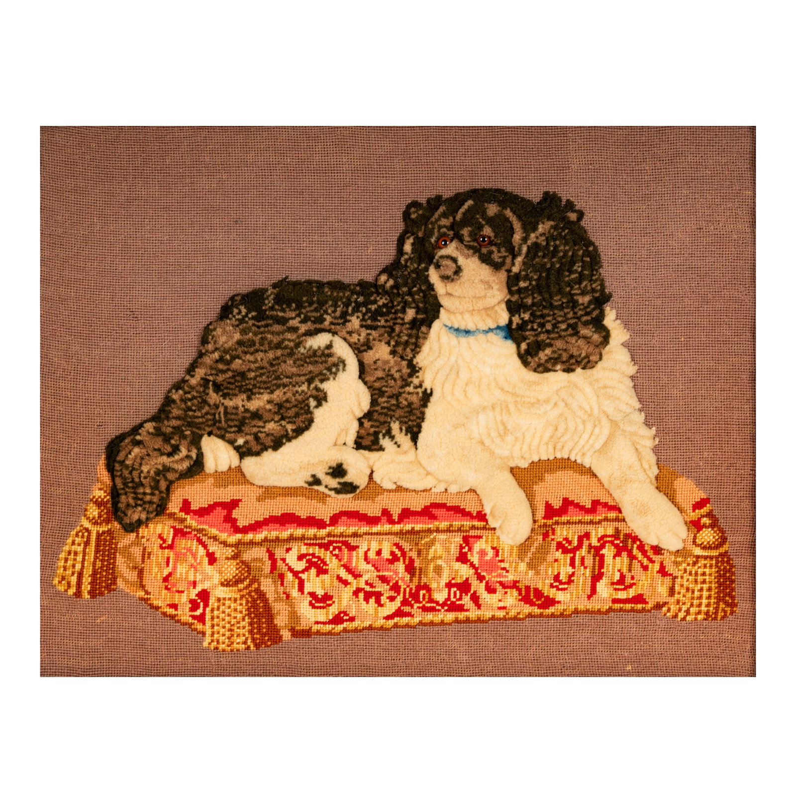 19th Century Victorian Plushwork 'Dash' (1 of 8)