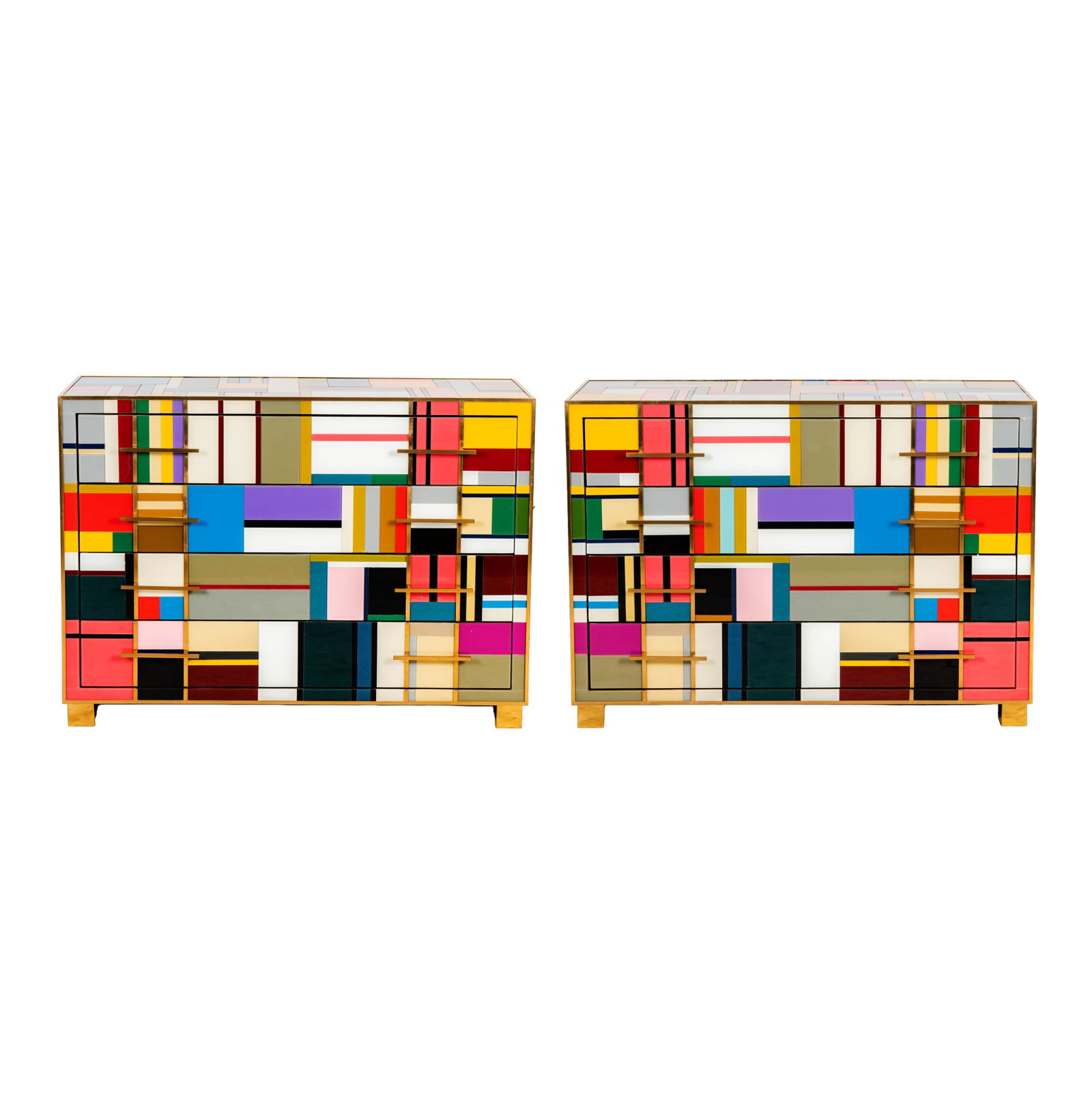 A Pair of Italian Art Moderne Chests of Drawers (1 of 17)