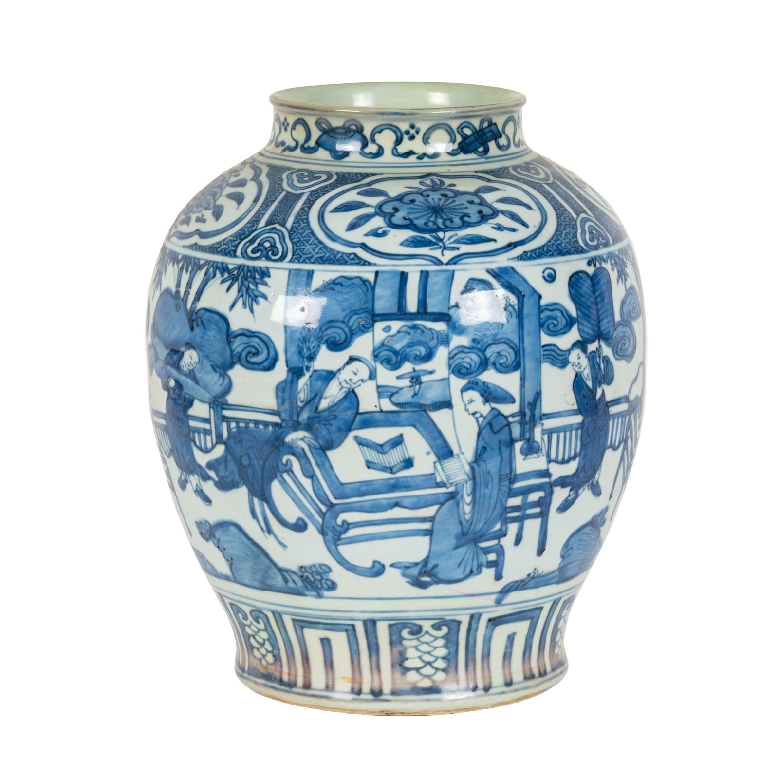 Chinese Blue and White Porcelain Jar (1 of 12)
