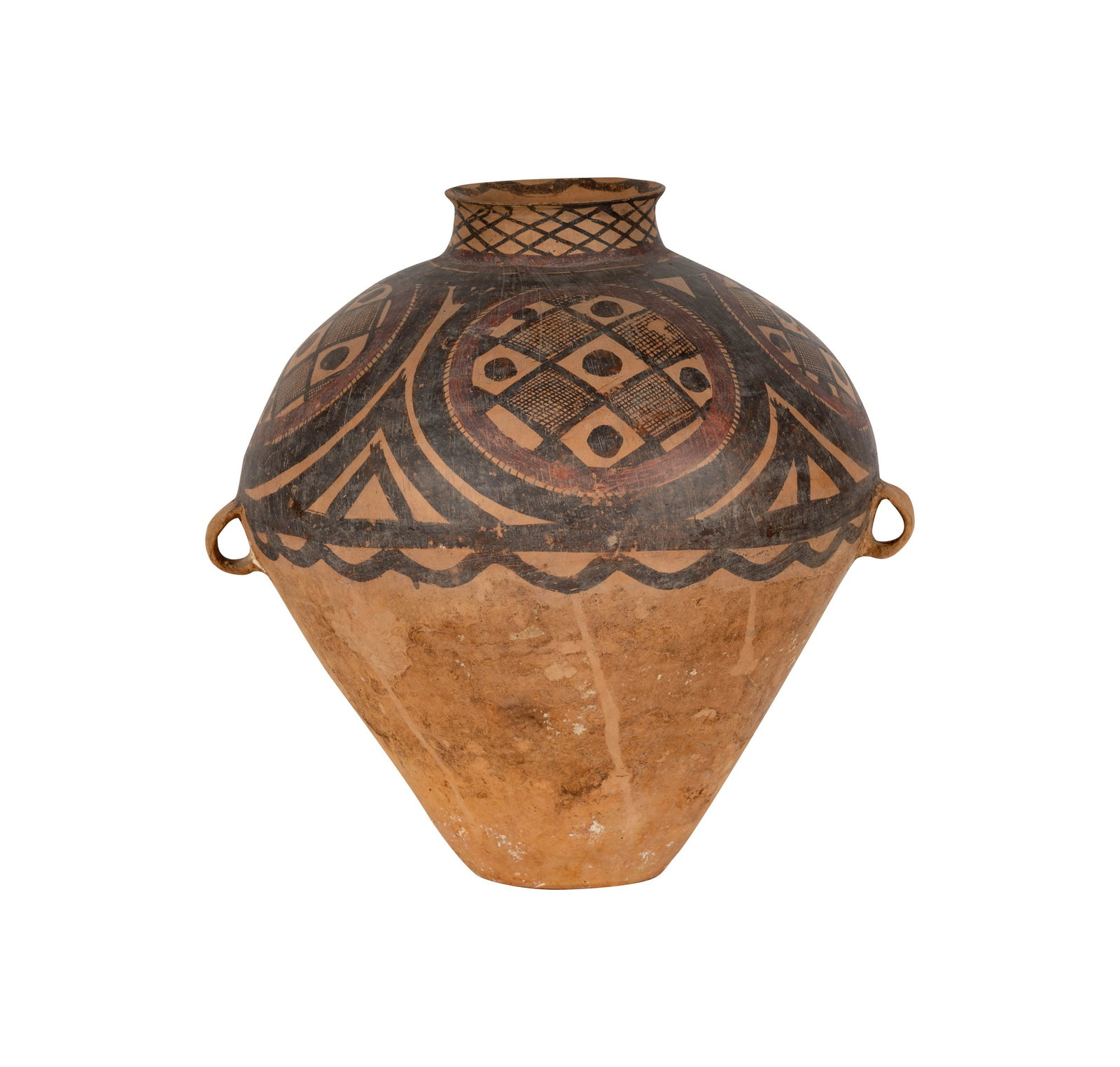 Large Chinese Painted Pottery Jar (1 of 9)