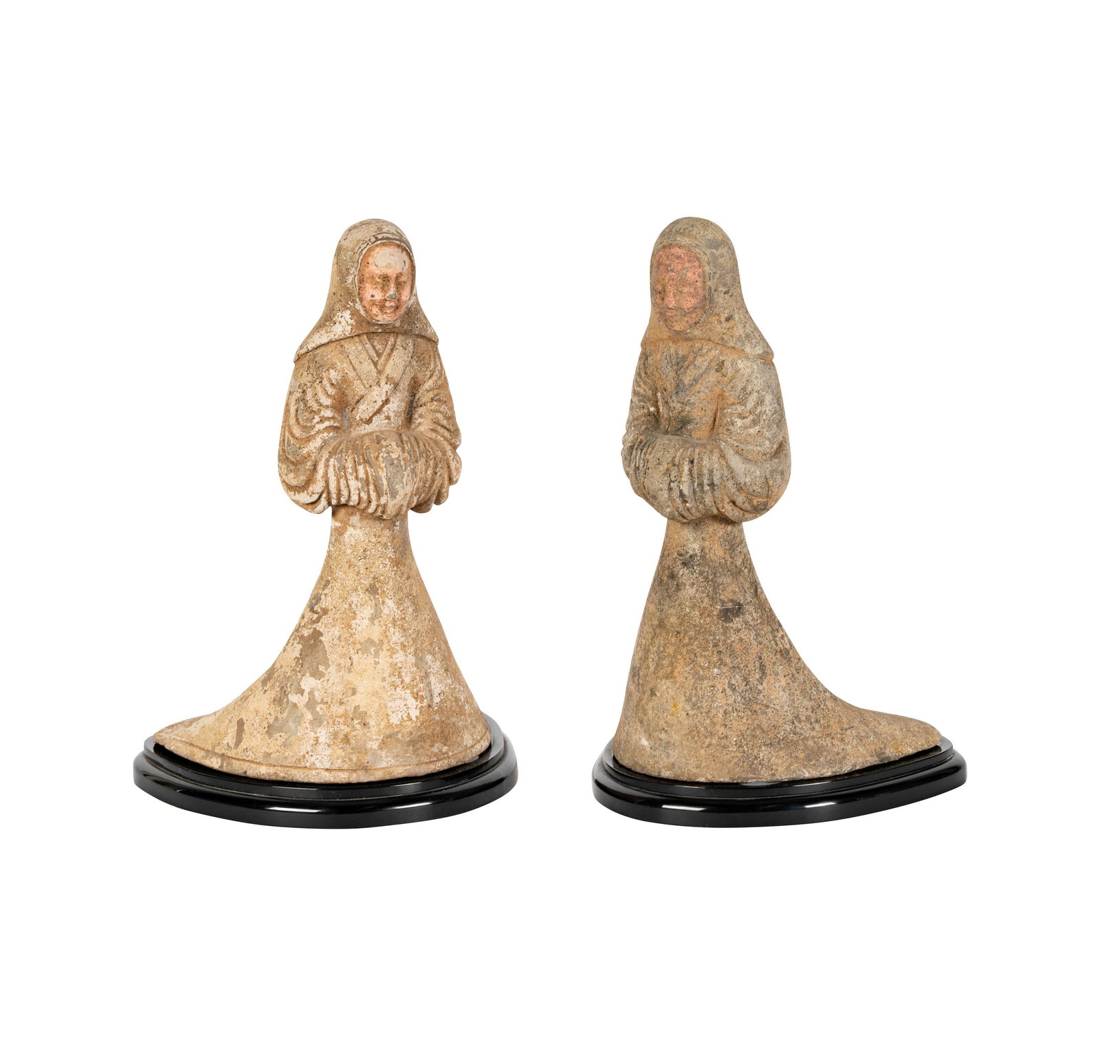 Two Chinese Pottery Tomb Figures (1 of 11)