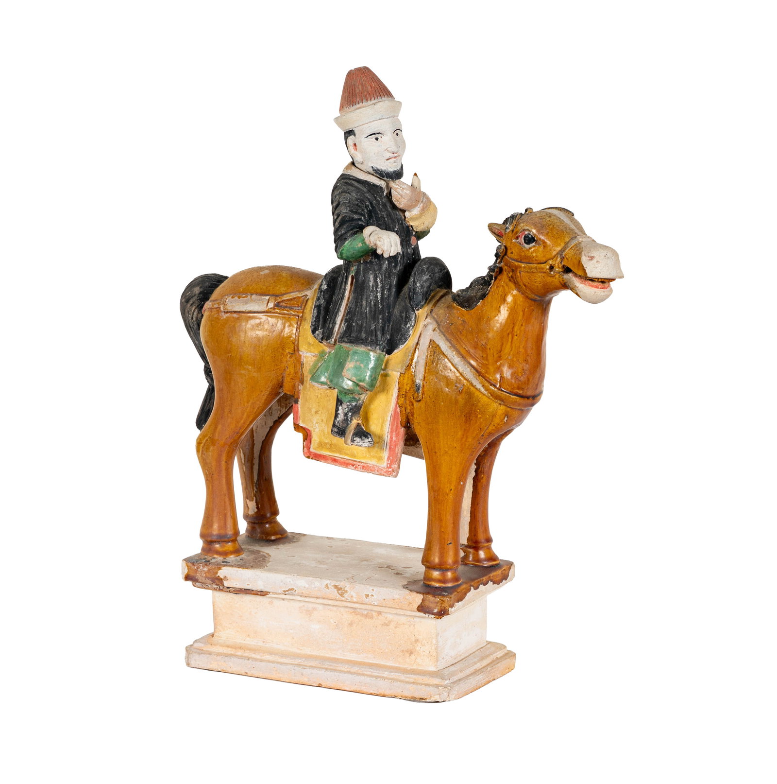 Chinese Tang Sancai Glazed Horse and Rider (1 of 14)